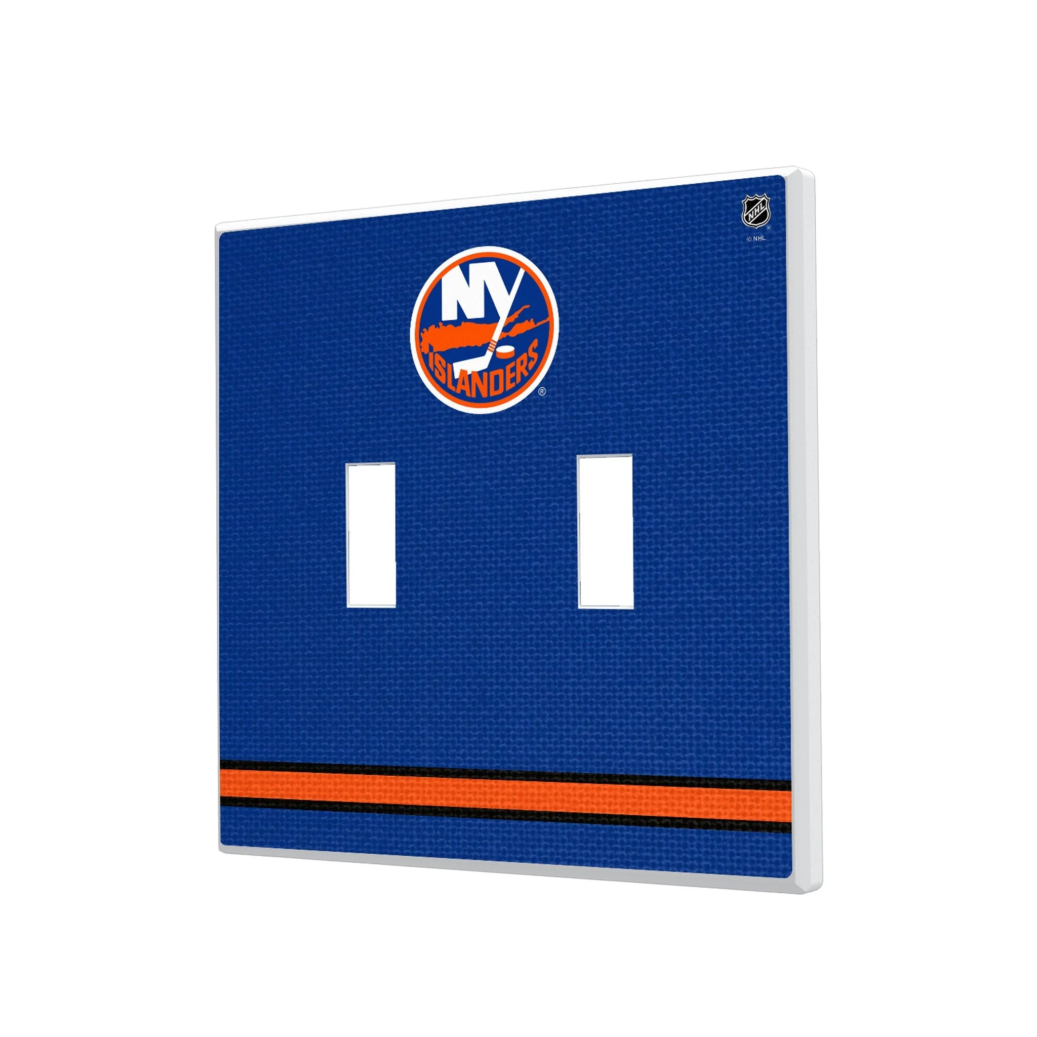New York Islanders Stripe Hidden-Screw Light Switch Plate - Image 3