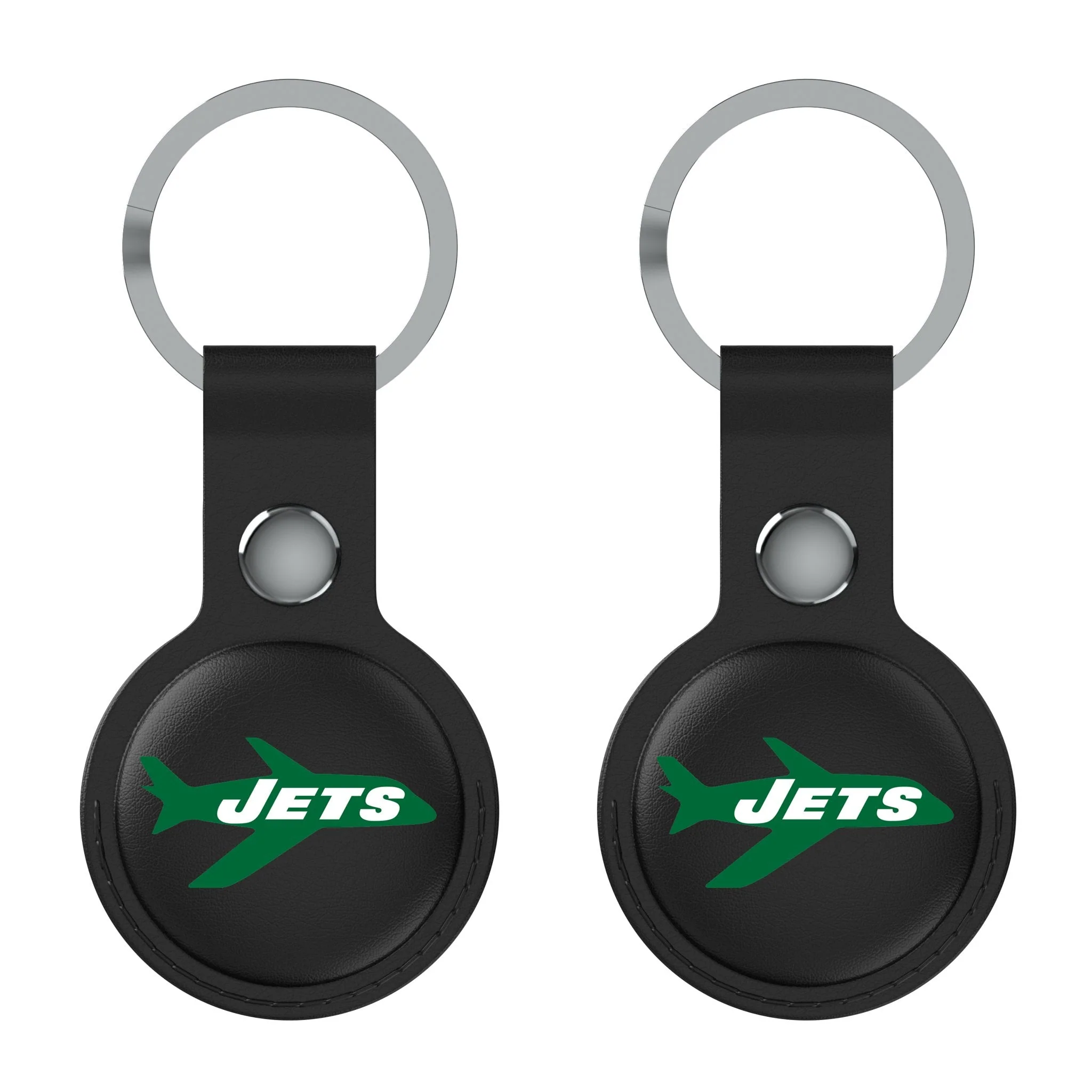 New York Jets 1963 Historic Collection Insignia Black Airtag Holder 2-Pack - Image 2