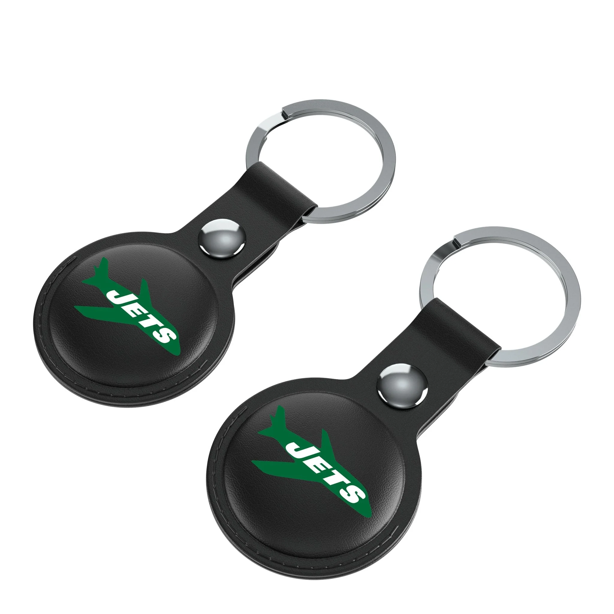 New York Jets 1963 Historic Collection Insignia Black Airtag Holder 2-Pack - Image 3