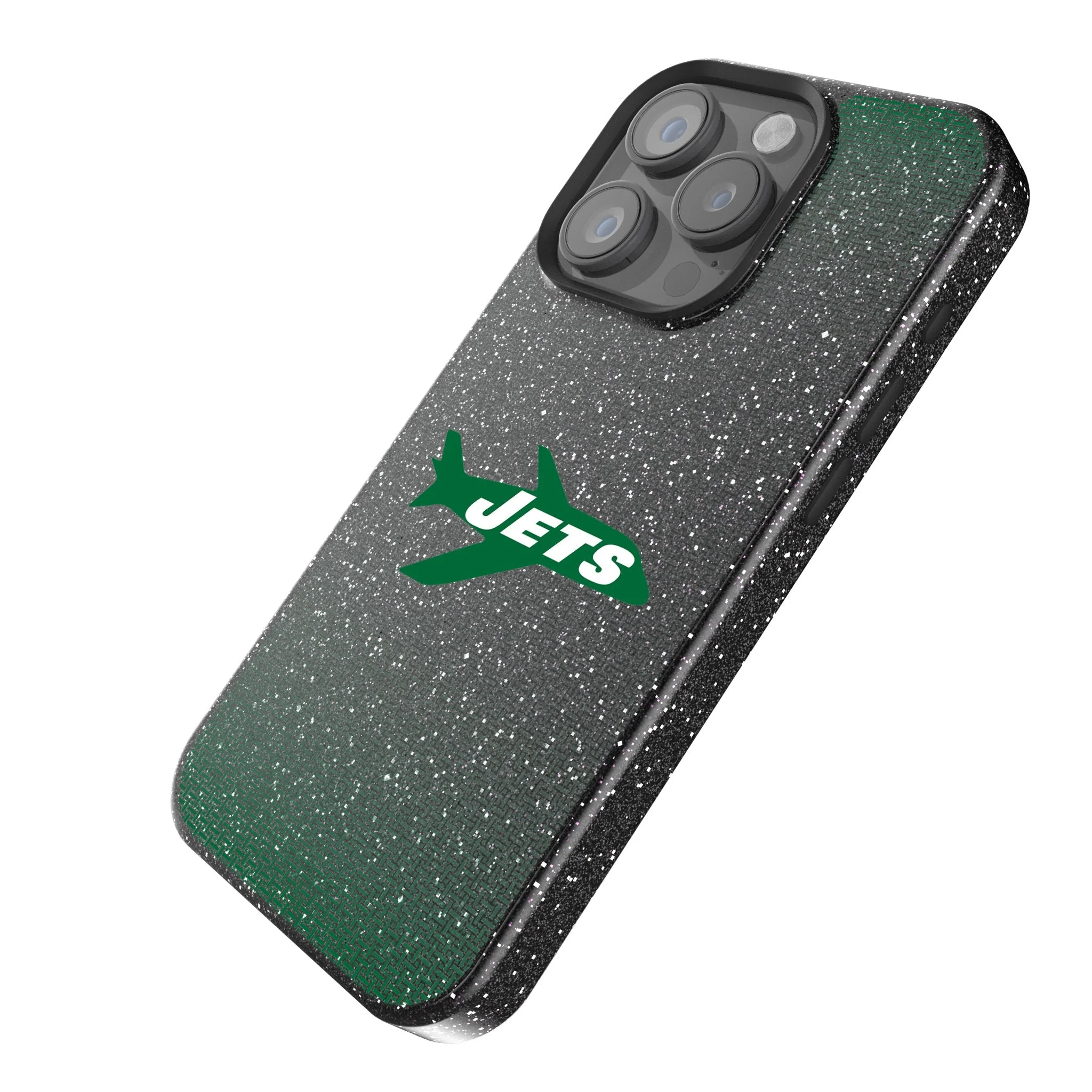 New York Jets 1963 Historic Collection Linen Bling Phone Case for Apple iPhone - Image 2