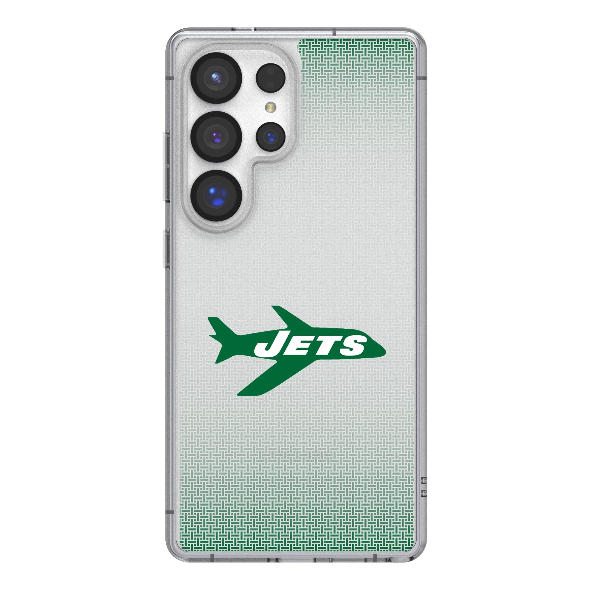 New York Jets 1963 Historic Collection Linen Clear Phone Case for Samsung Galaxy