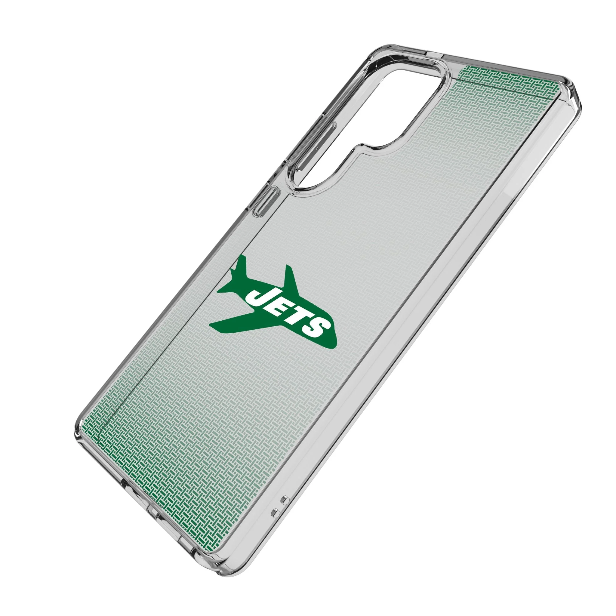 New York Jets 1963 Historic Collection Linen Clear Phone Case for Samsung Galaxy - Image 2