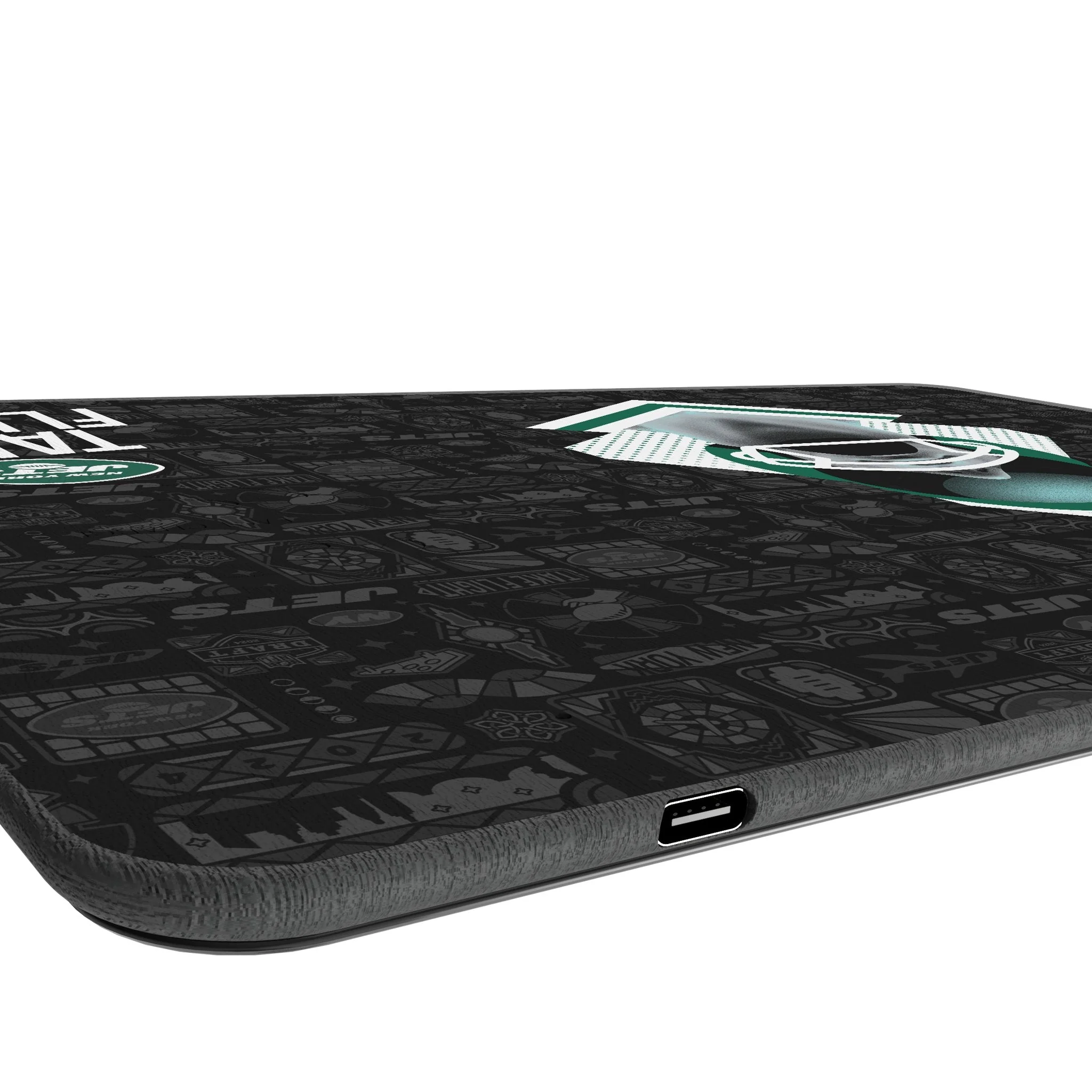 New York Jets 2024 Edition 15-Watt Wireless Charger and Mouse Pad - Image 3
