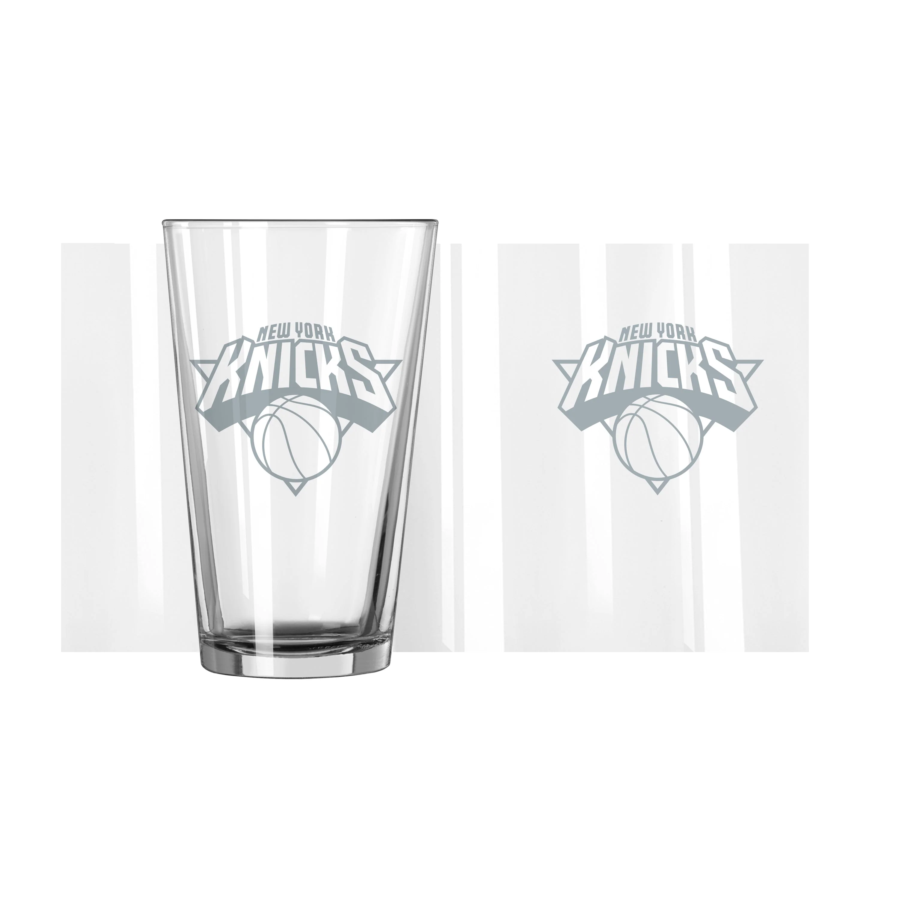 New York Knicks 16oz Frost Pint Glass - Image 2