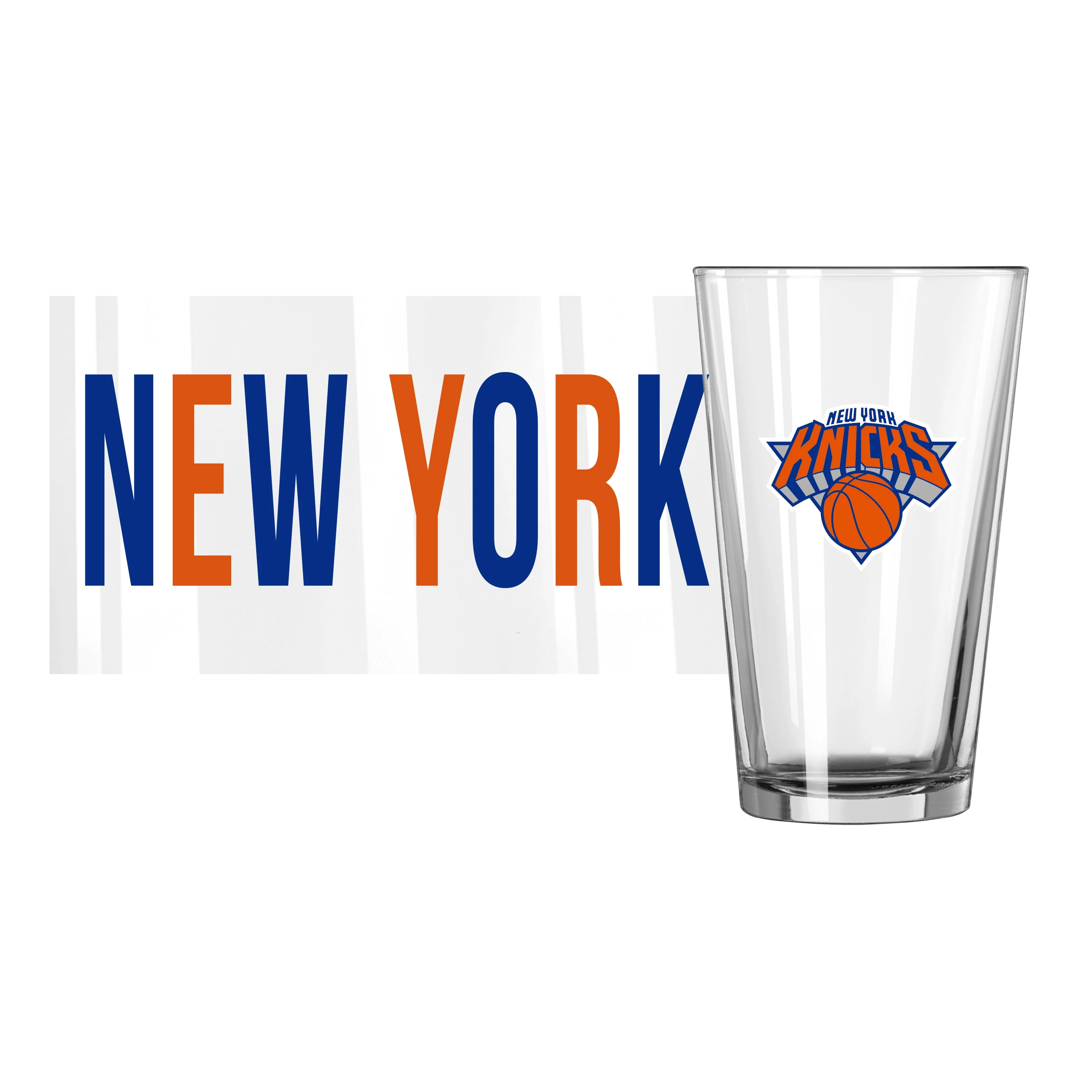 New York Knicks 16oz Overtime Pint Glass - Image 2