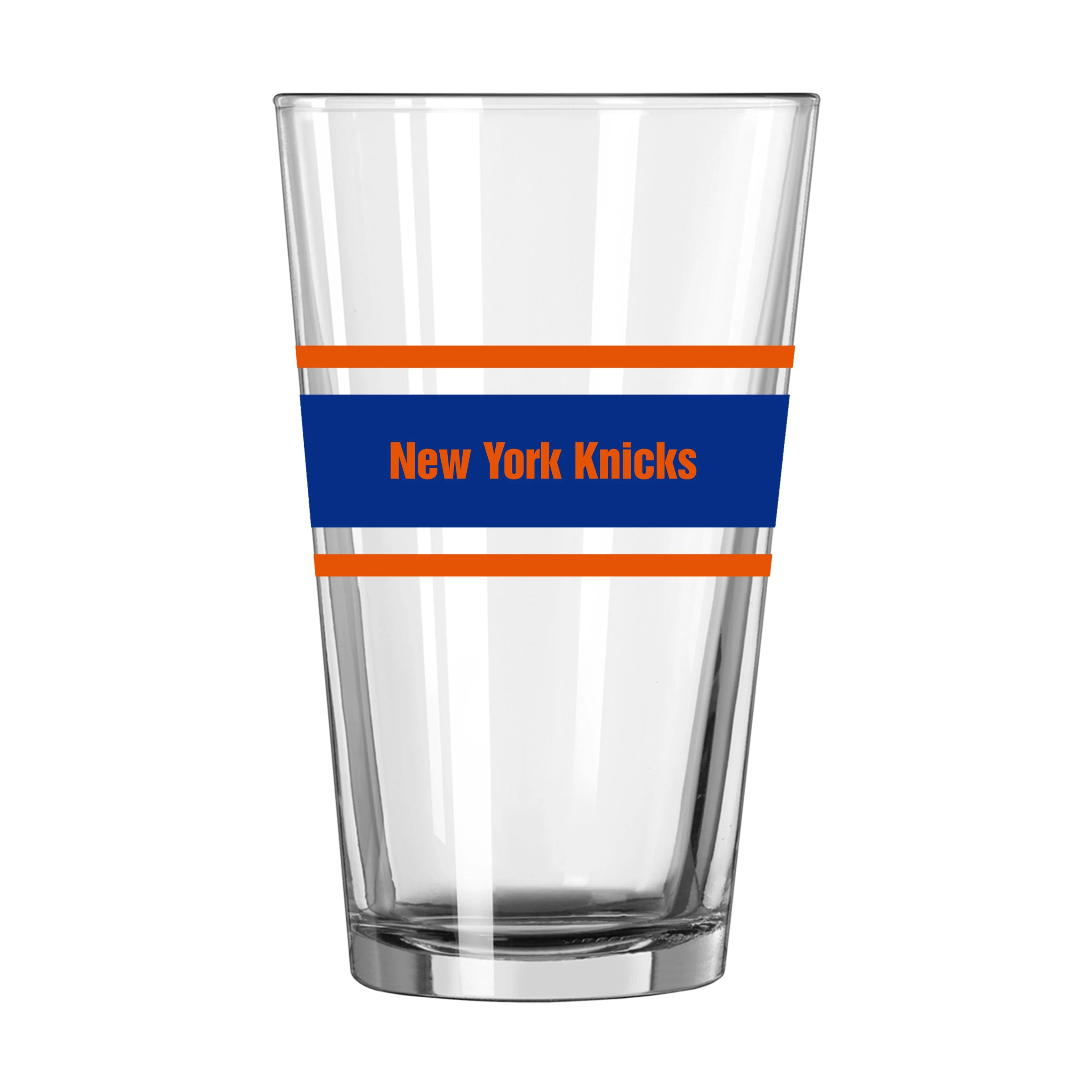 New York Knicks 16oz Stripe Pint Glass - Image 2