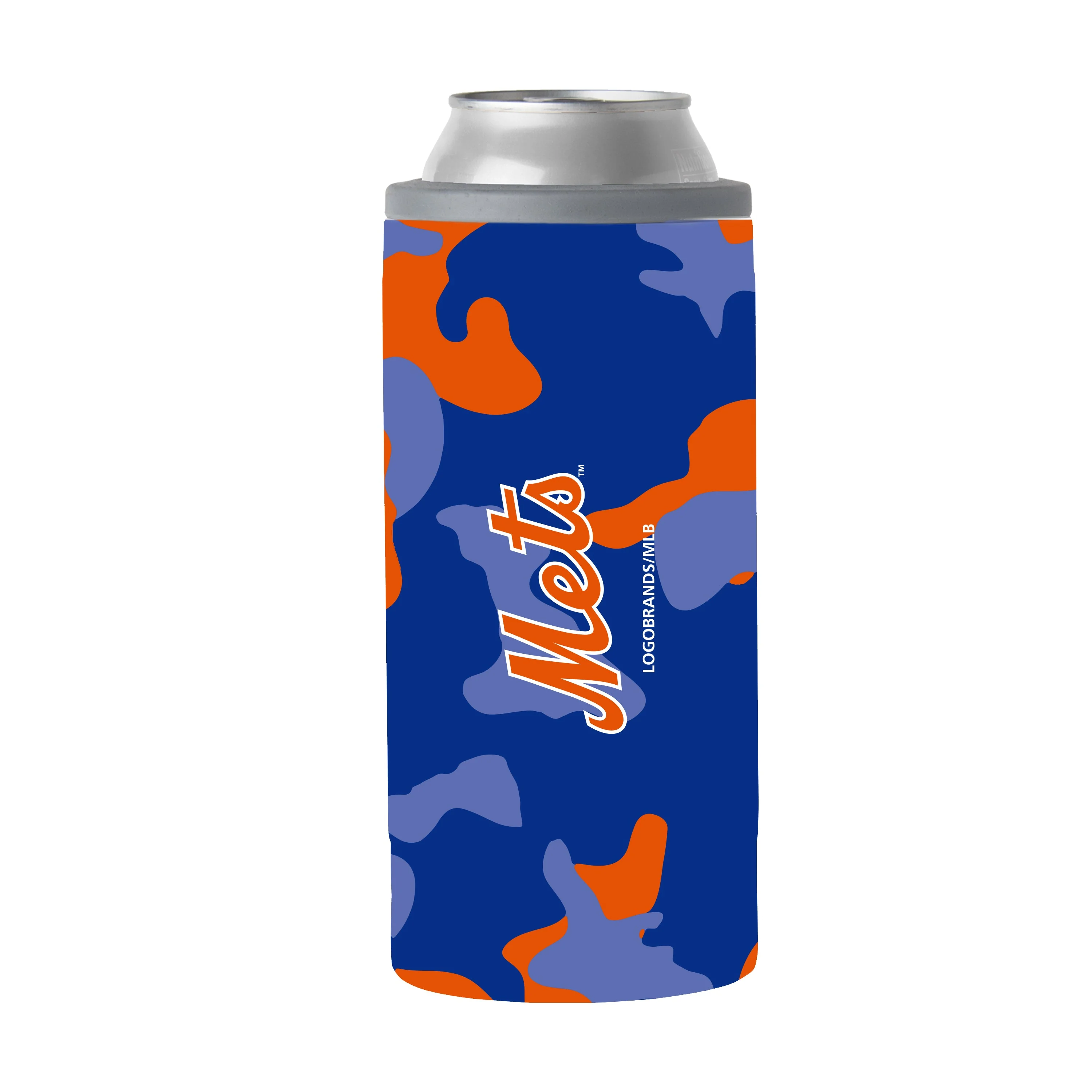 New York Mets 12oz Camo Slim Can Coolie - Image 2