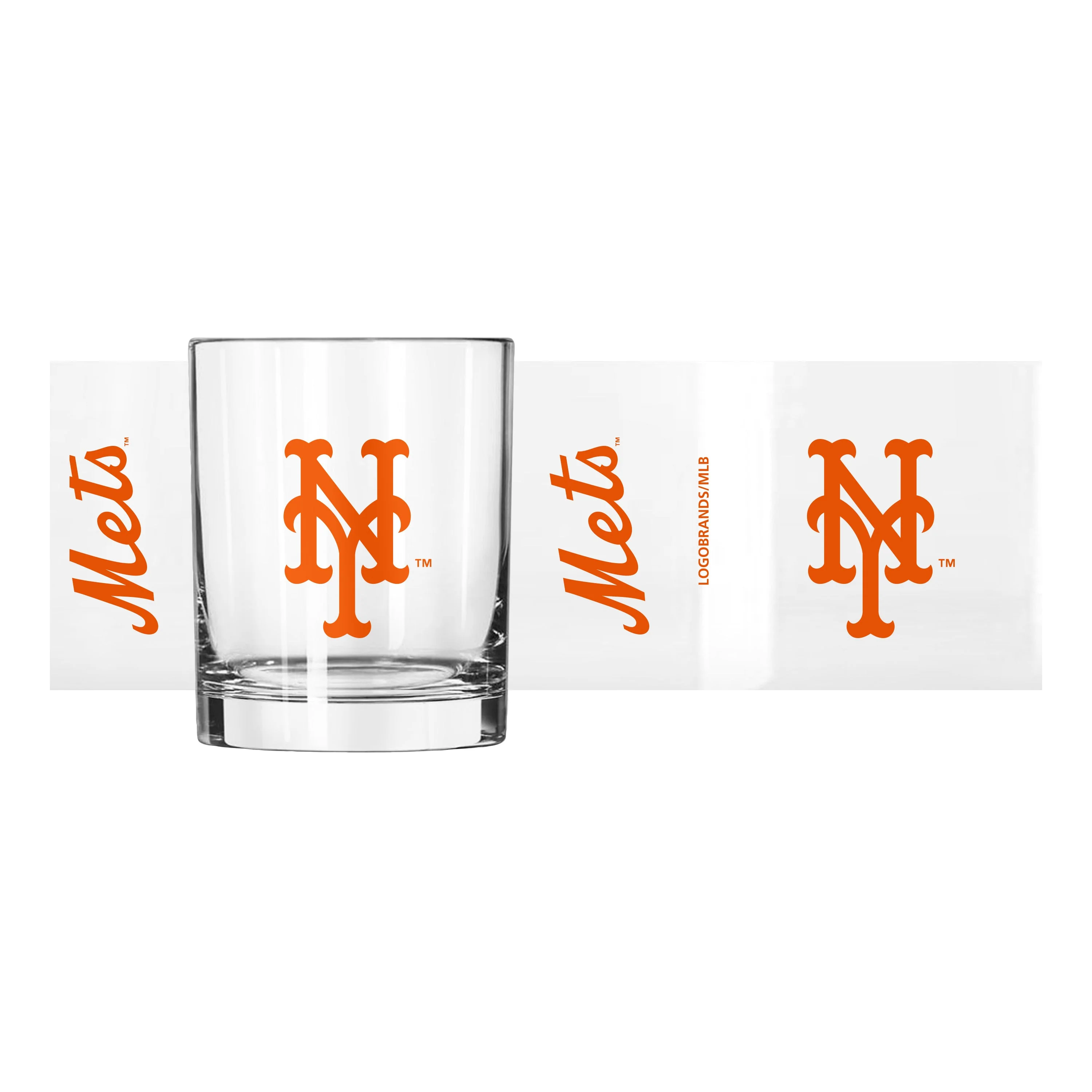 New York Mets 14oz Gameday Rocks Glass - Image 2