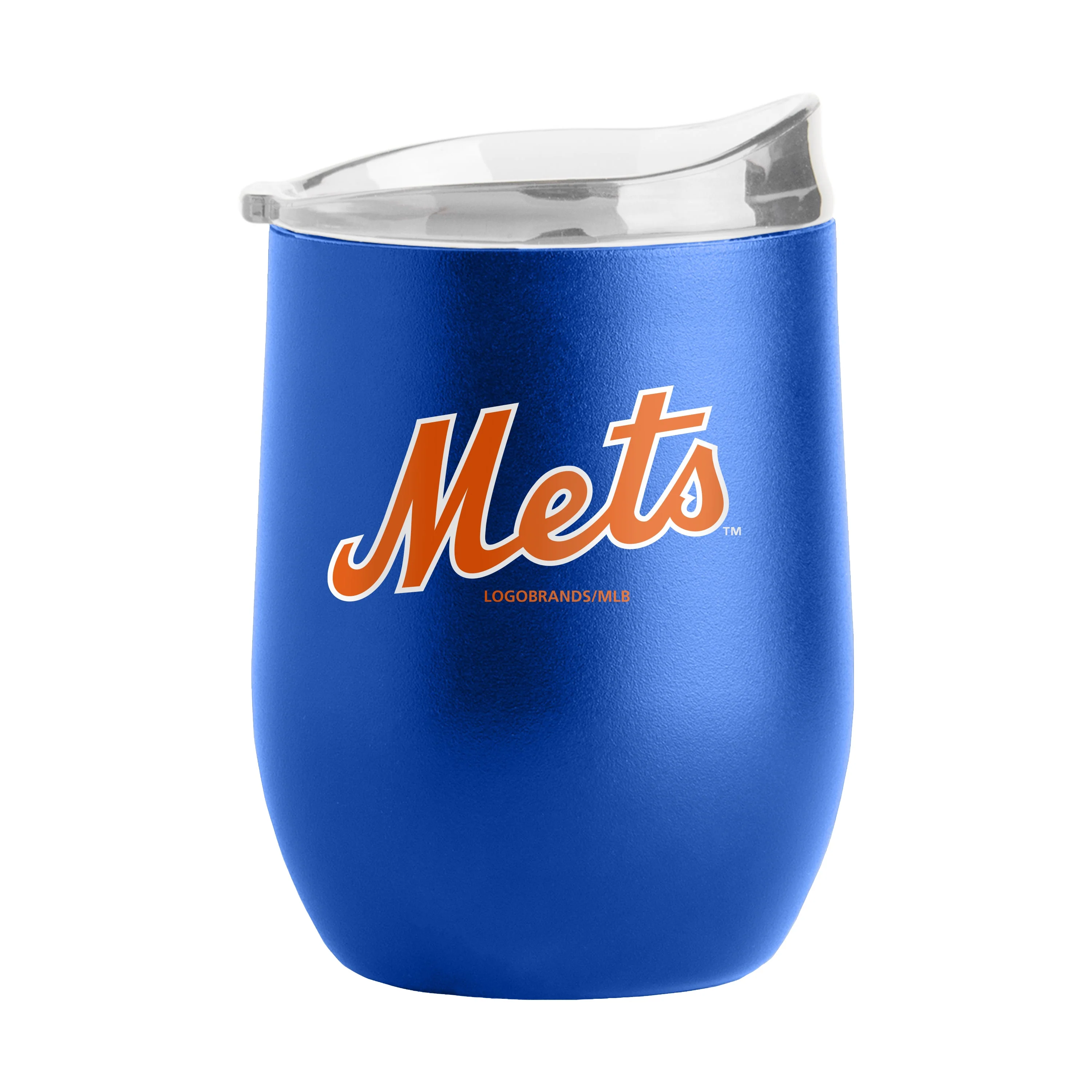 New York Mets 16oz Flipside Powder Coat Curved Beverage - Image 2