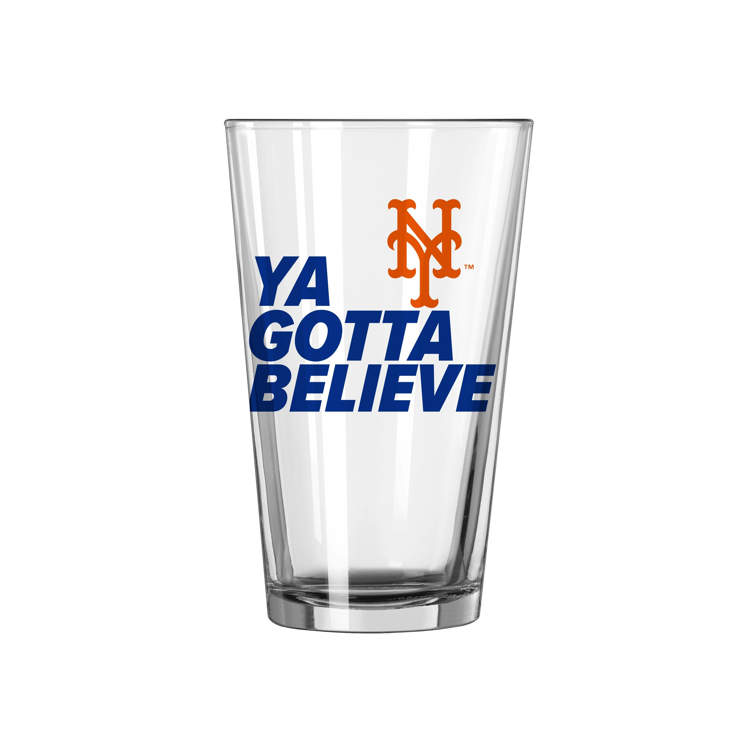 New York Mets 16oz Slogan Pint Glass - Image 2