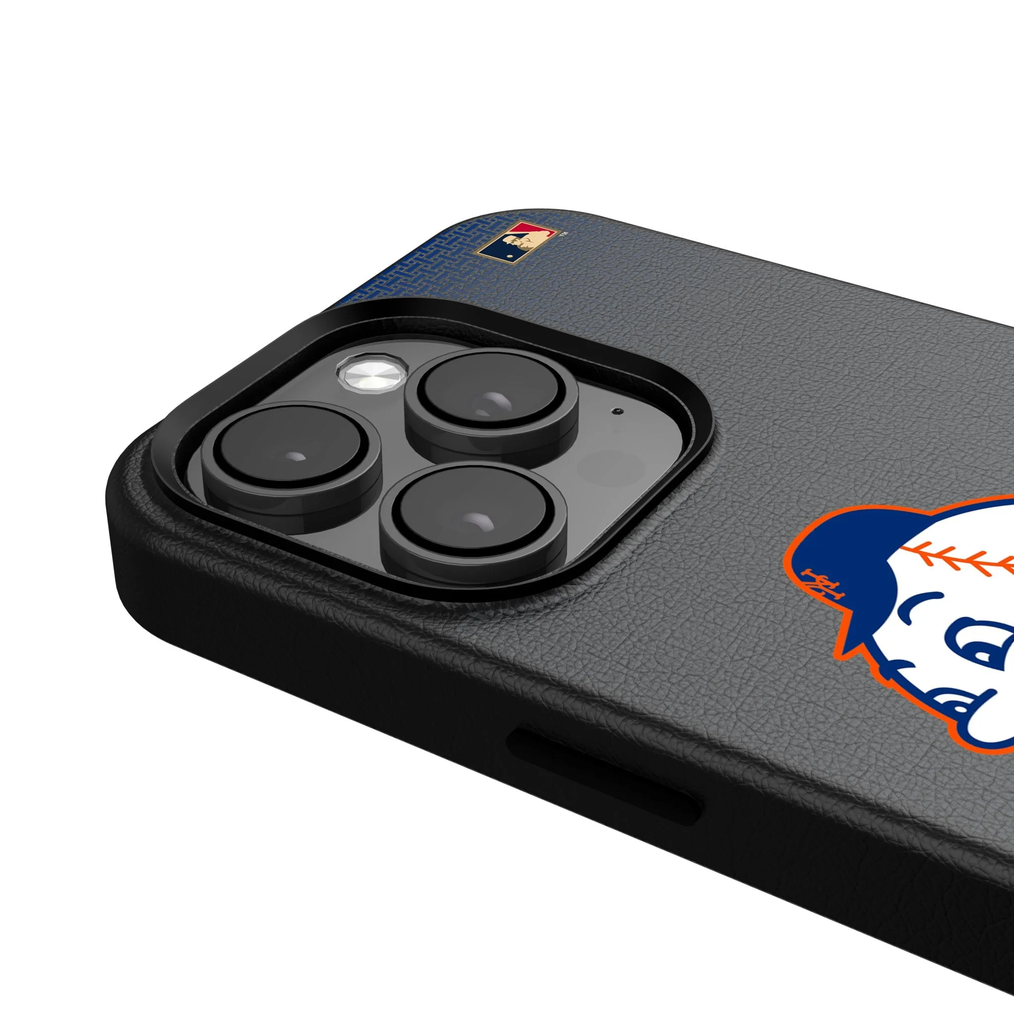 New York Mets 2014 - Cooperstown Collection Linen MagSafe Compatible Phone Case for Apple iPhone - Image 4