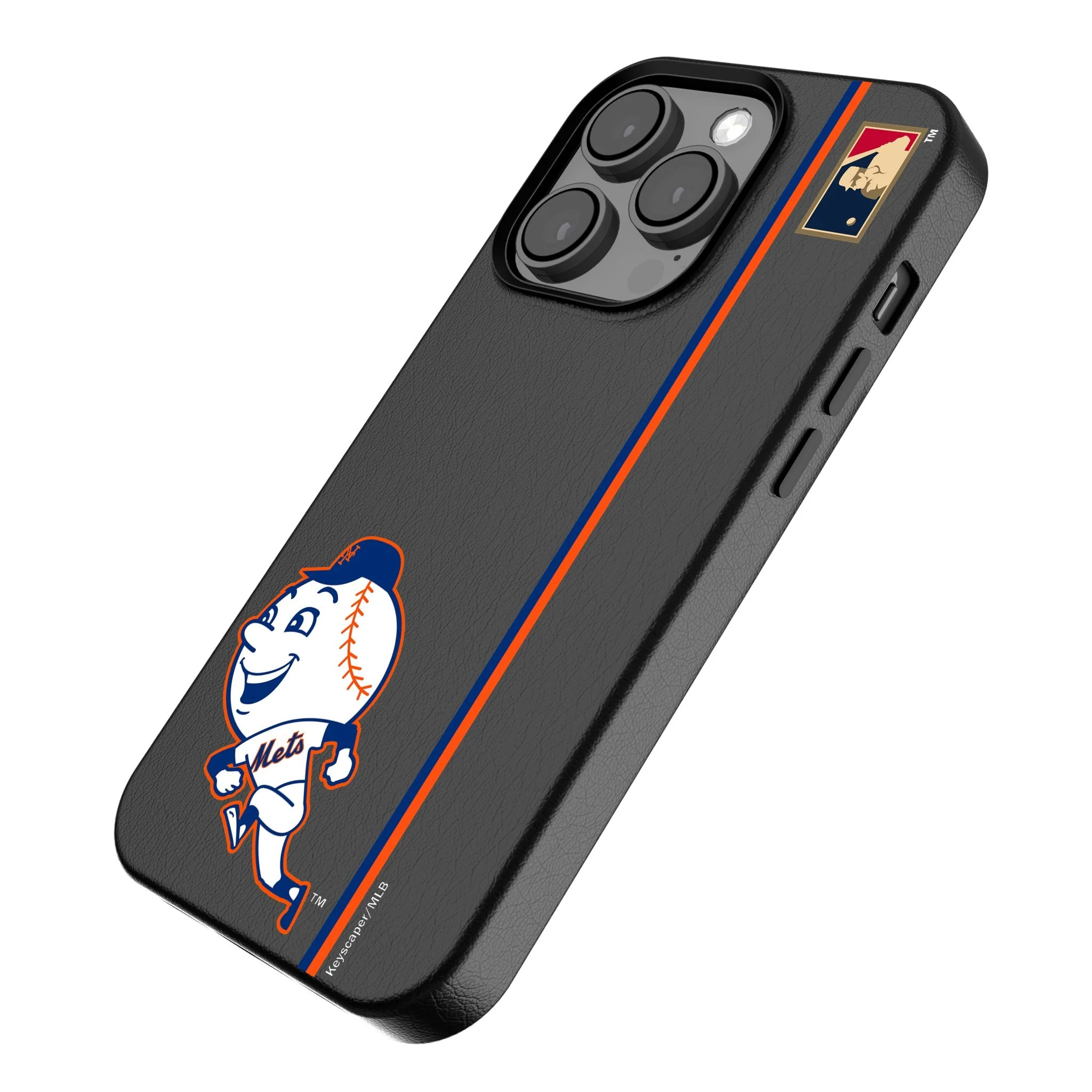 New York Mets 2014 - Cooperstown Collection Sidebar MagSafe Compatible Phone Case for Apple iPhone - Image 2