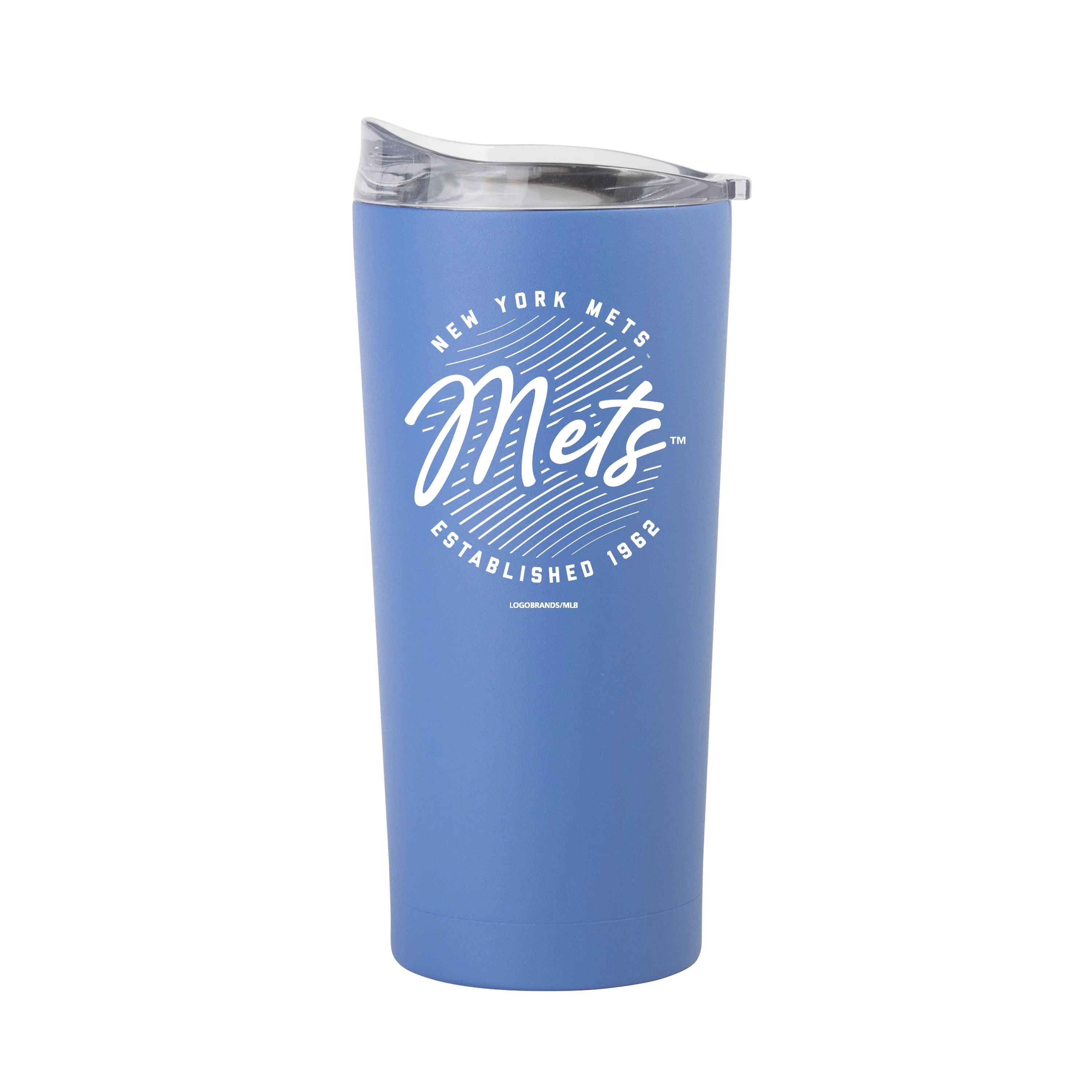 New York Mets 20oz Retro Script Arctic Powder Coat Tumbler