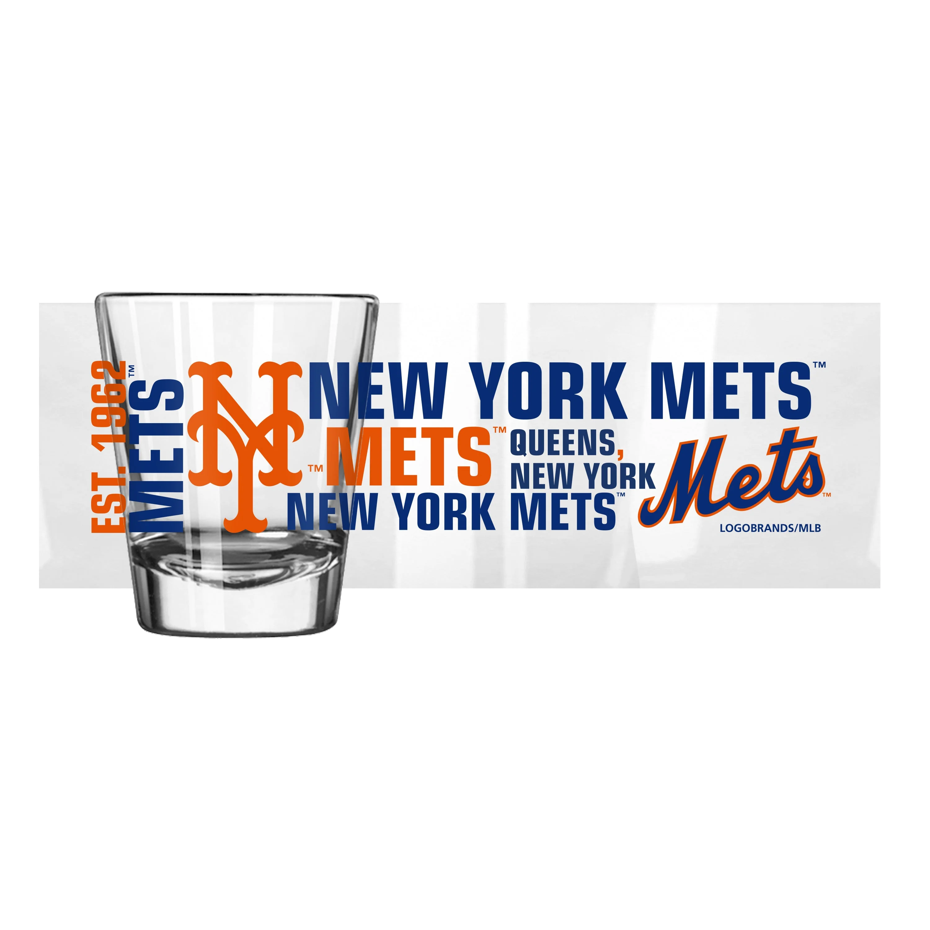 New York Mets 2oz Spirit Shot Glass - Image 2