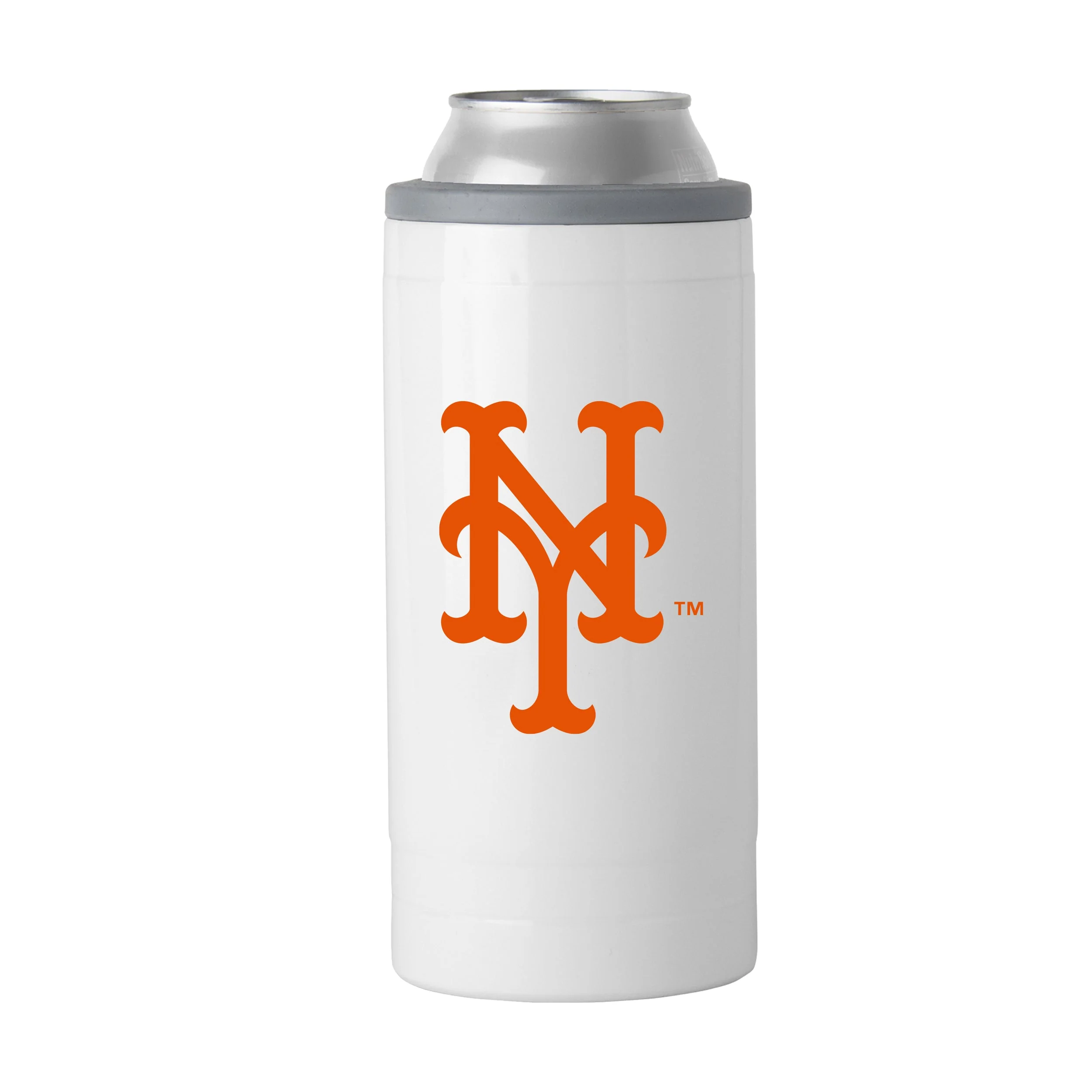 New York Mets Letterman 12 oz Slim Can Coolie - Image 2