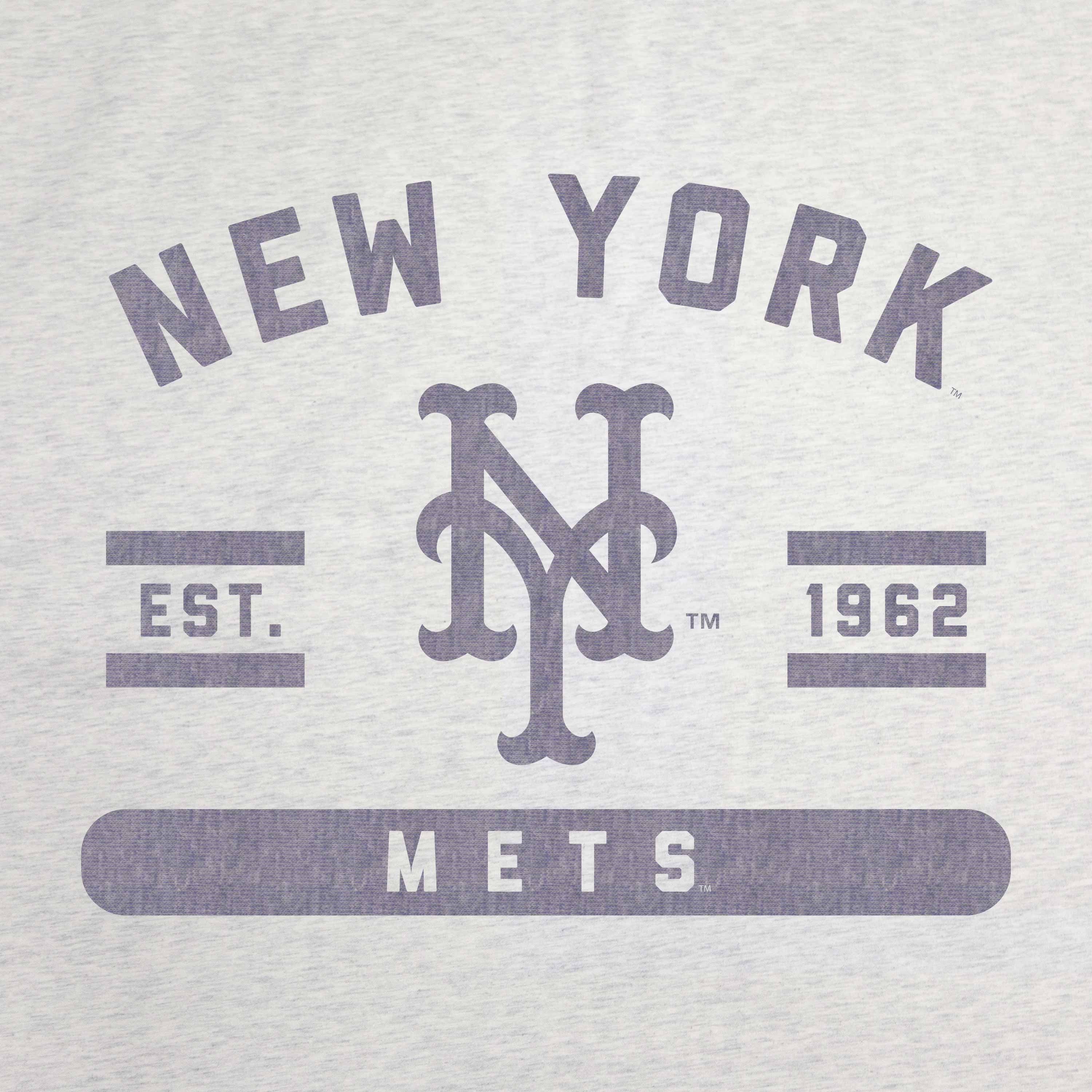 New York Mets Oatmeal Sweatshirt Blanket - Image 2