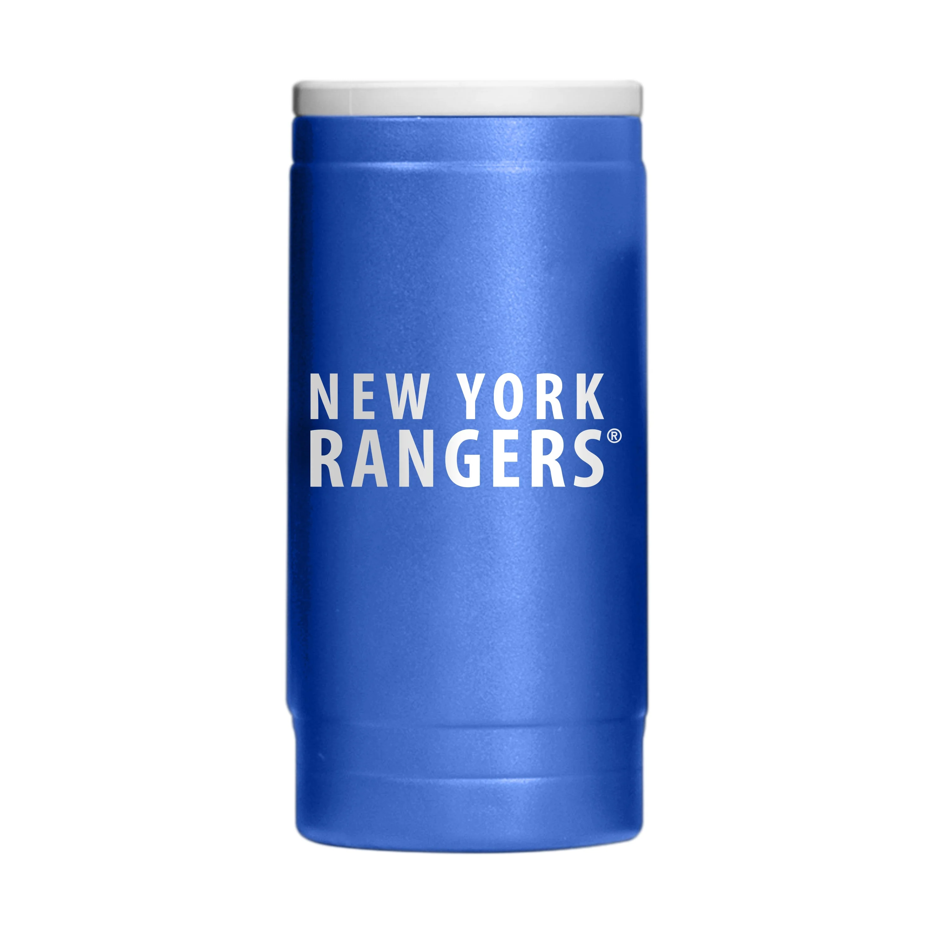 New York Rangers 12oz Flipside Powder Coat Slim Can Coolie - Image 2