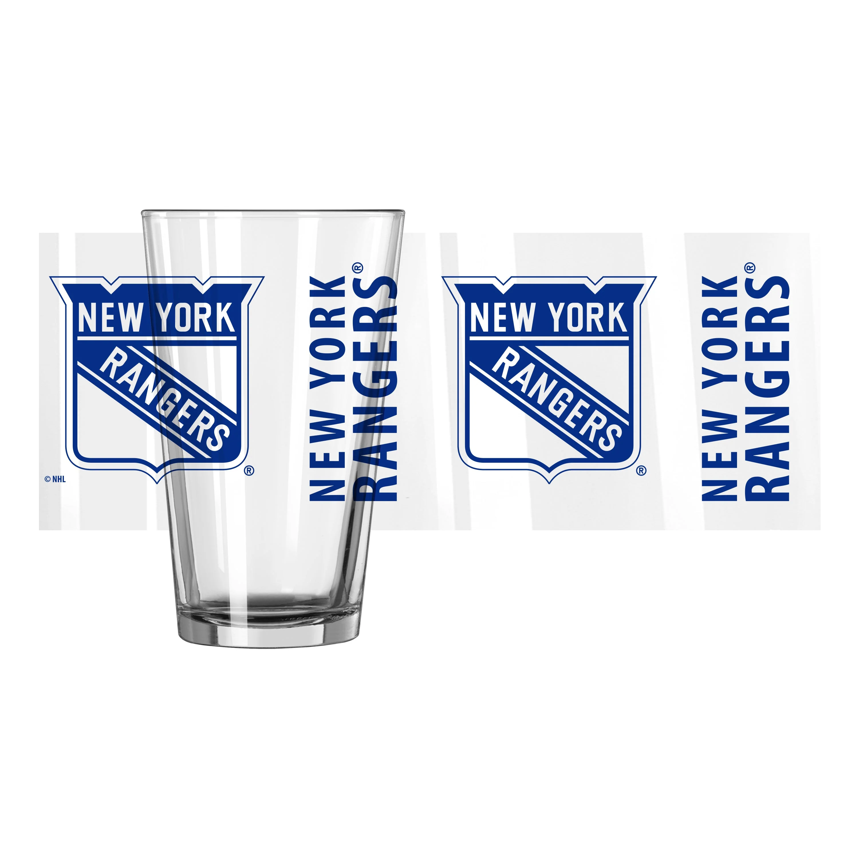 New York Rangers 16oz Gameday Pint Glass - Image 2