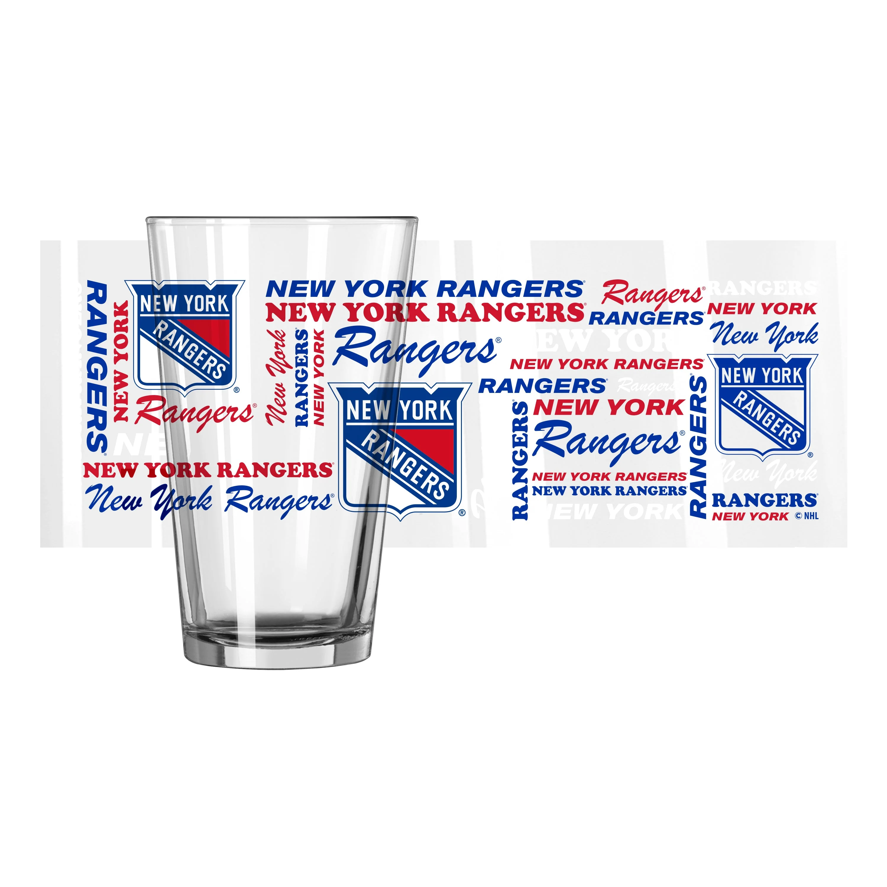New York Rangers 16oz Spirit Pint Glass - Image 2