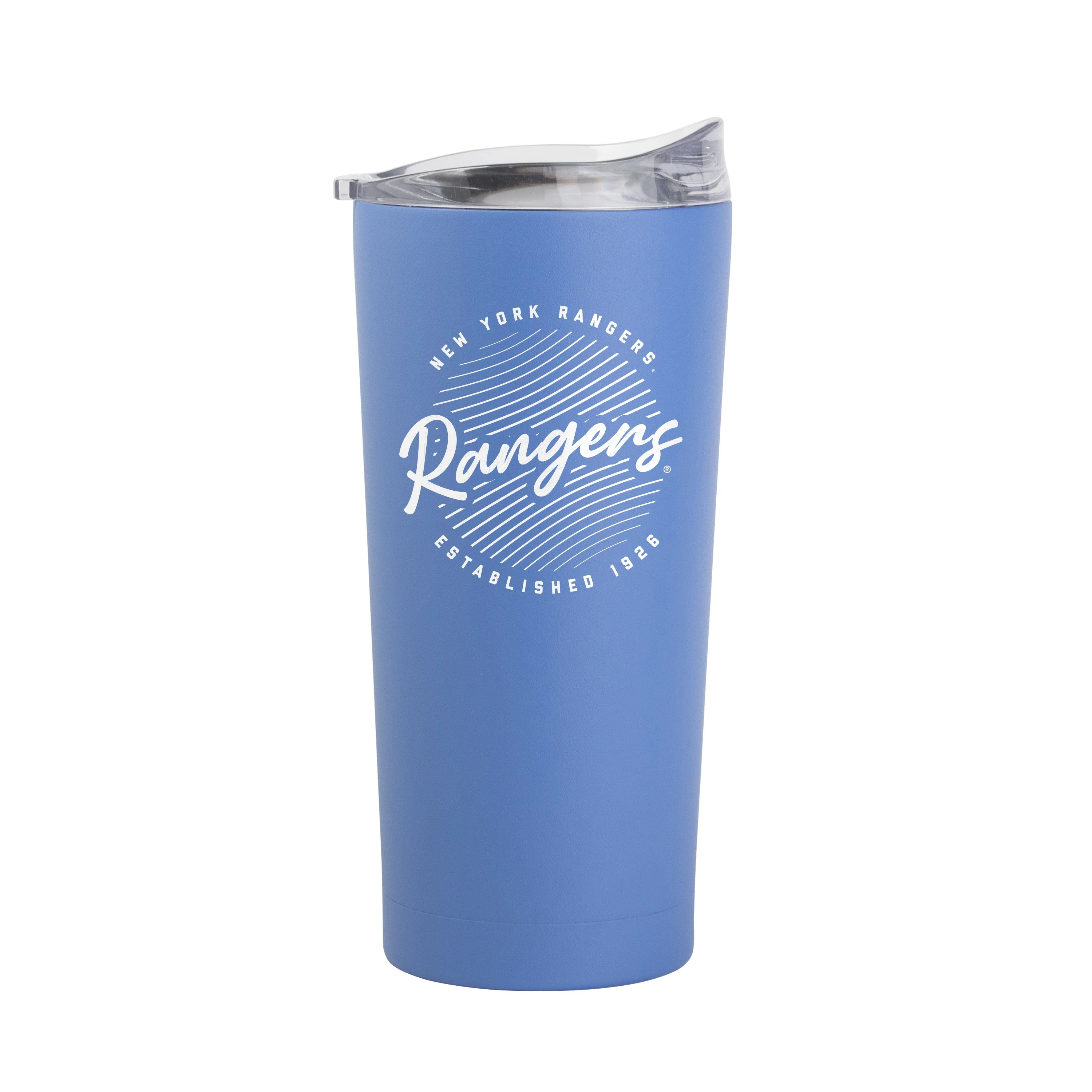 New York Rangers 20oz Retro Script Arctic Powder Coat Tumbler - Image 2
