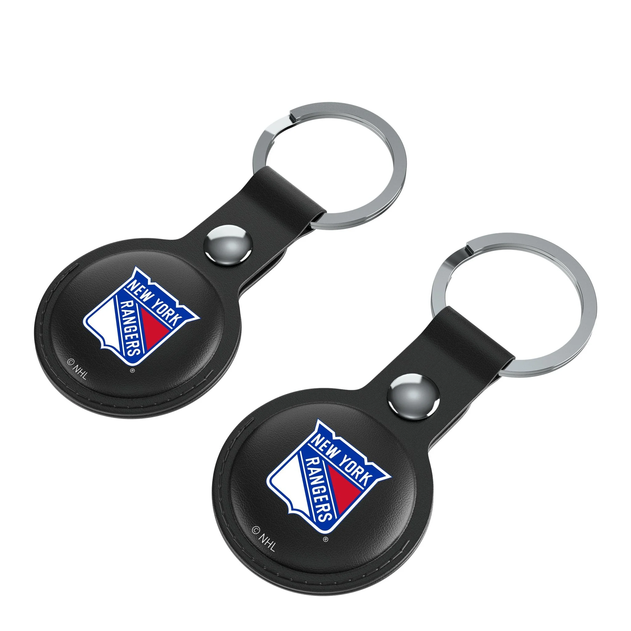 New York Rangers Insignia Black Airtag Holder 2-Pack - Image 3