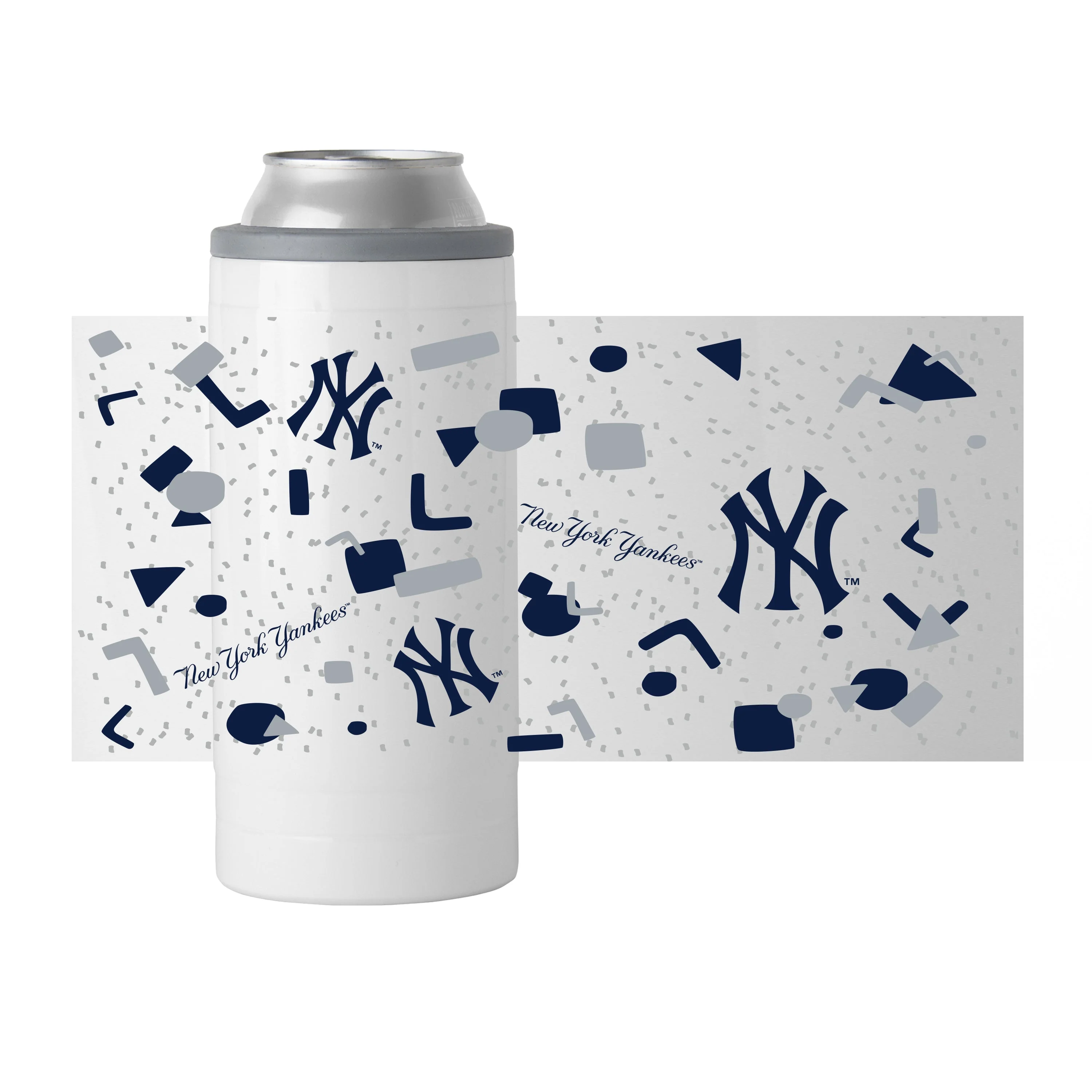 New York Yankees 12oz Flashback Slim Can Coolie - Image 2