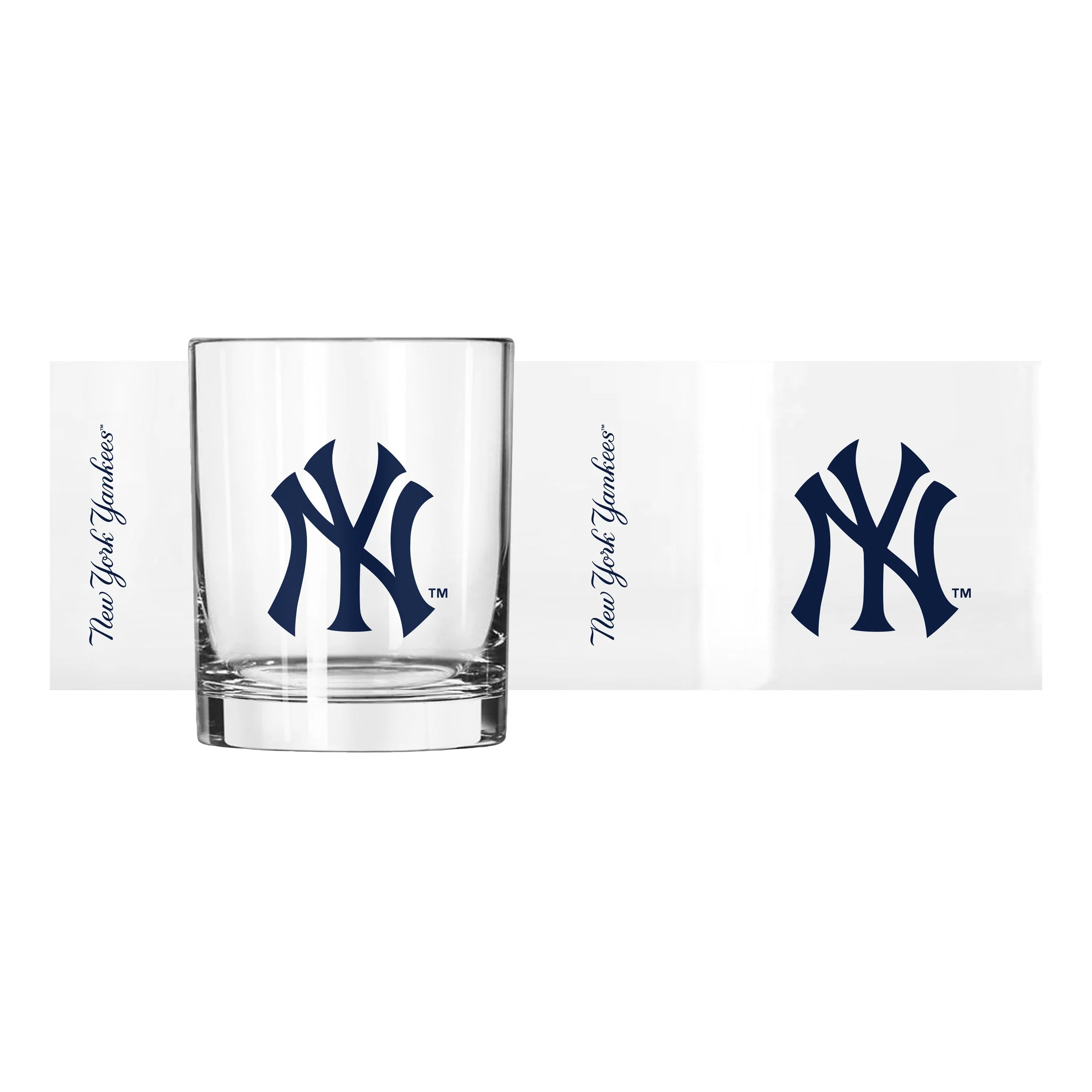 New York Yankees 14oz Gameday Rocks Glass - Image 2