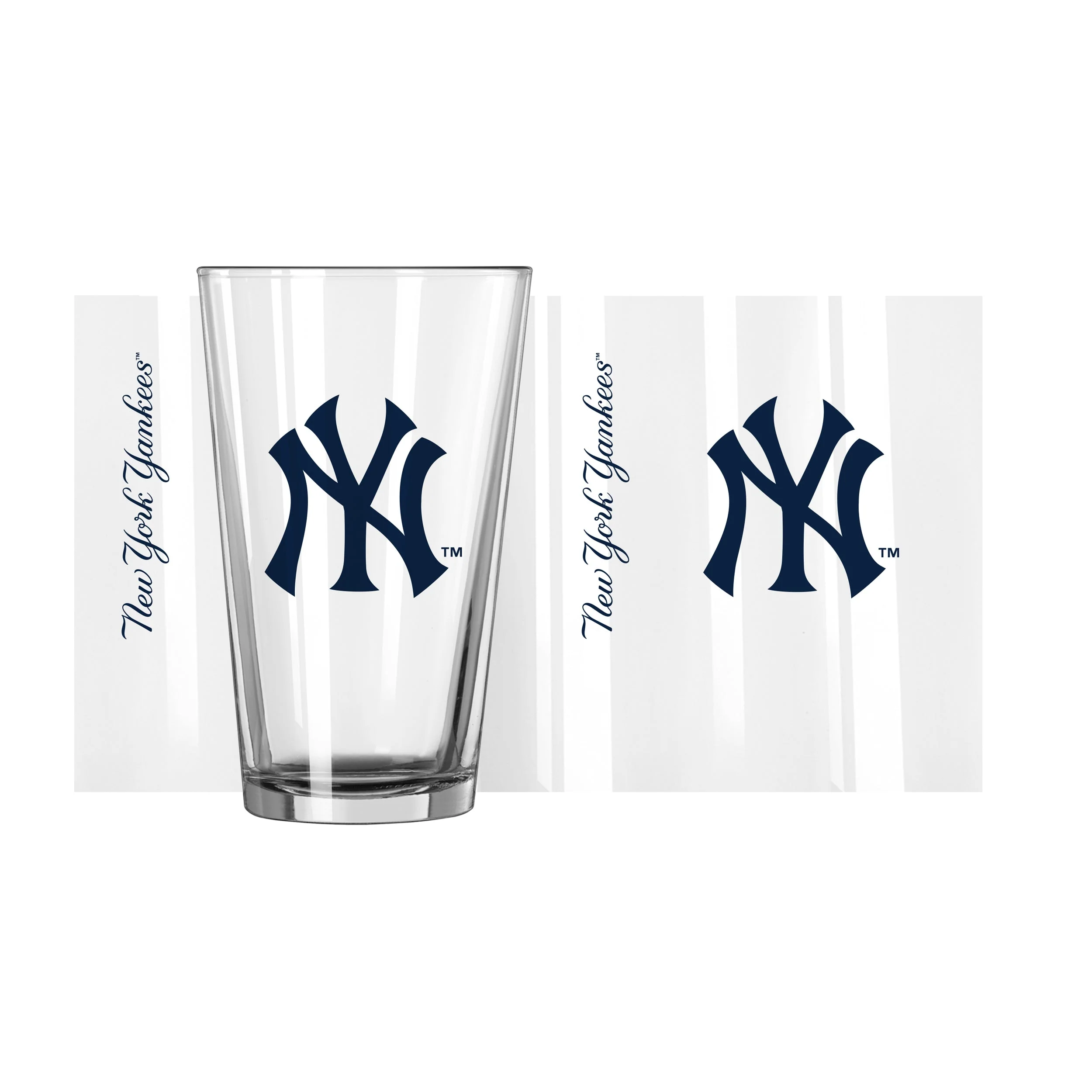 New York Yankees 16oz Gameday Pint Glass - Image 2