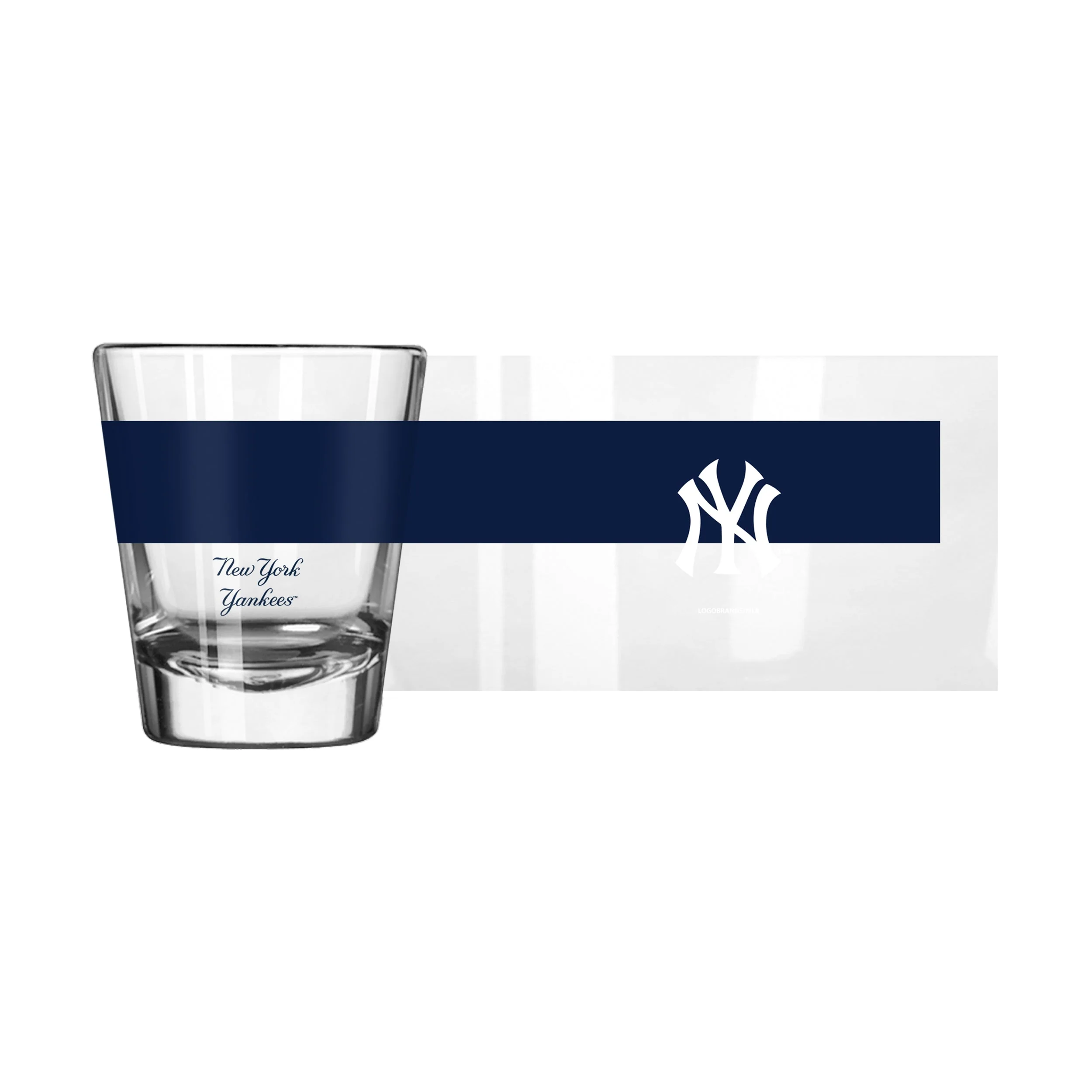 New York Yankees 2oz Colorblock Shot Glass - Image 2