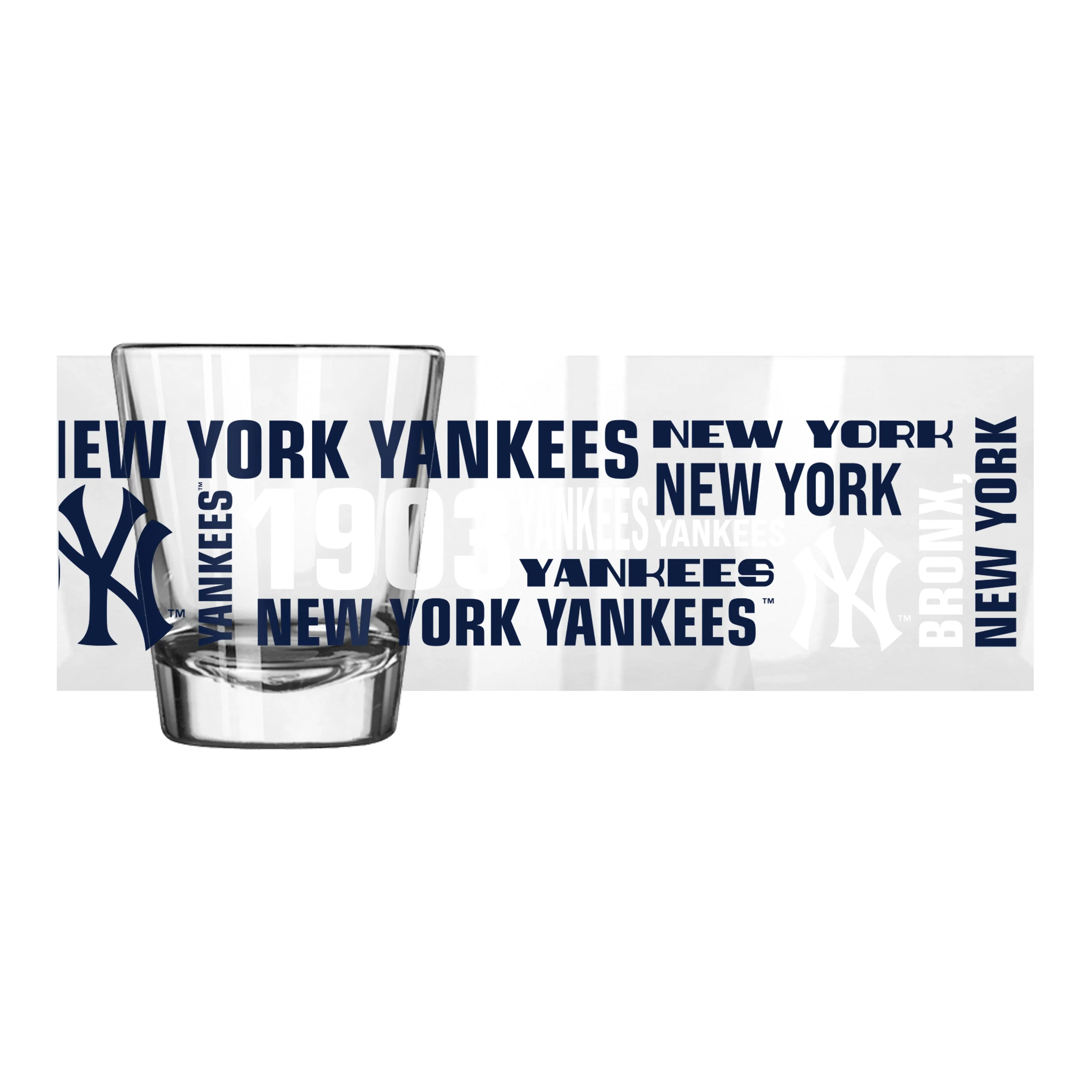 New York Yankees 2oz Spirit Shot Glass - Image 2