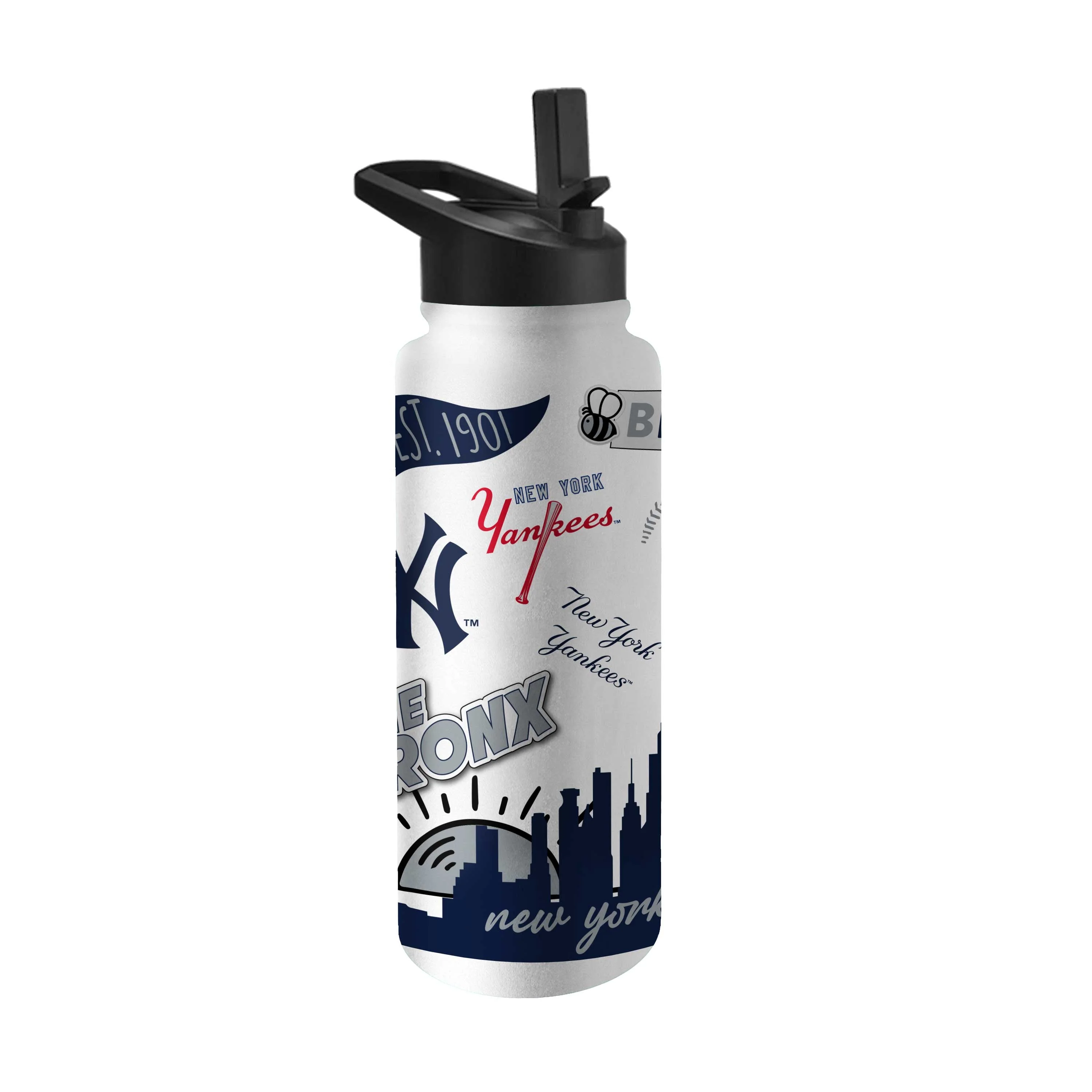 New York Yankees 34oz Native Quencher Bottle - Image 2
