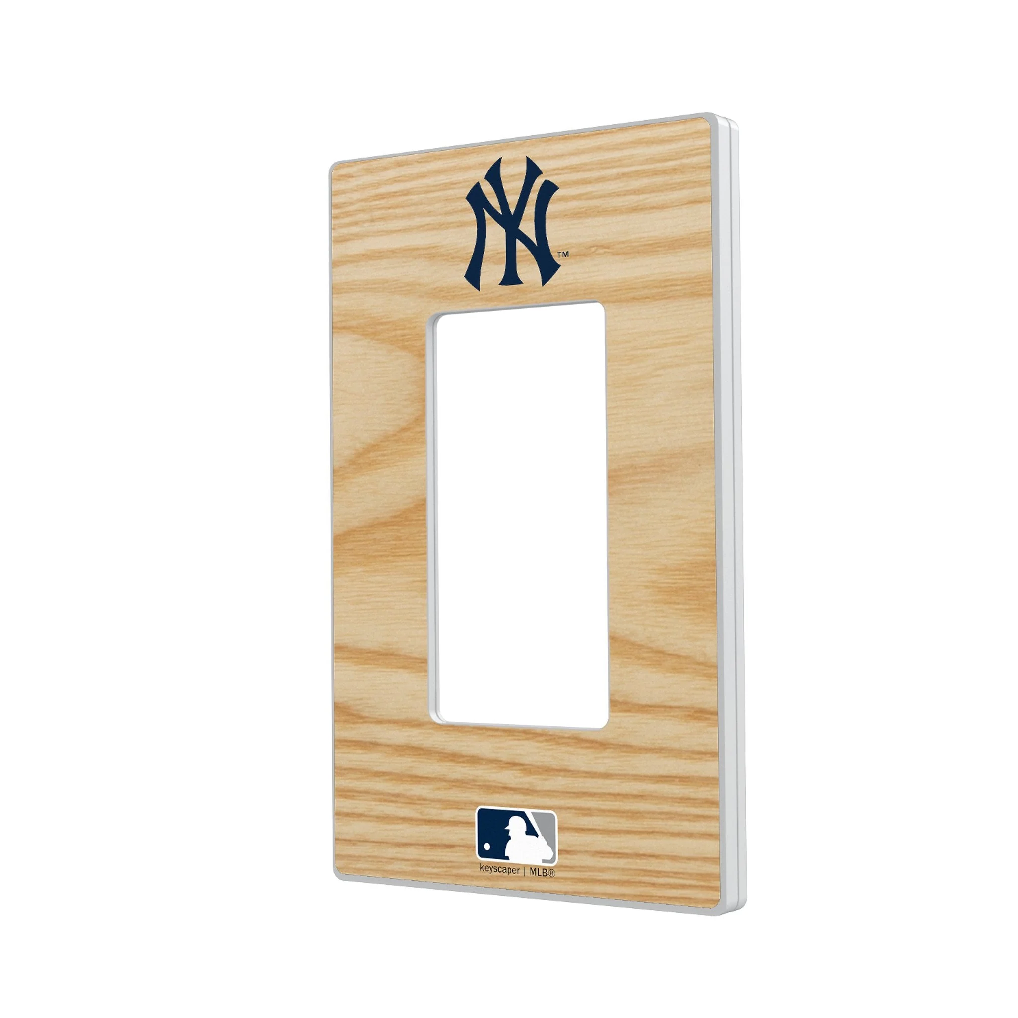 New York Yankees Baseball Bat Hidden-Screw Light Switch Plate - Image 2