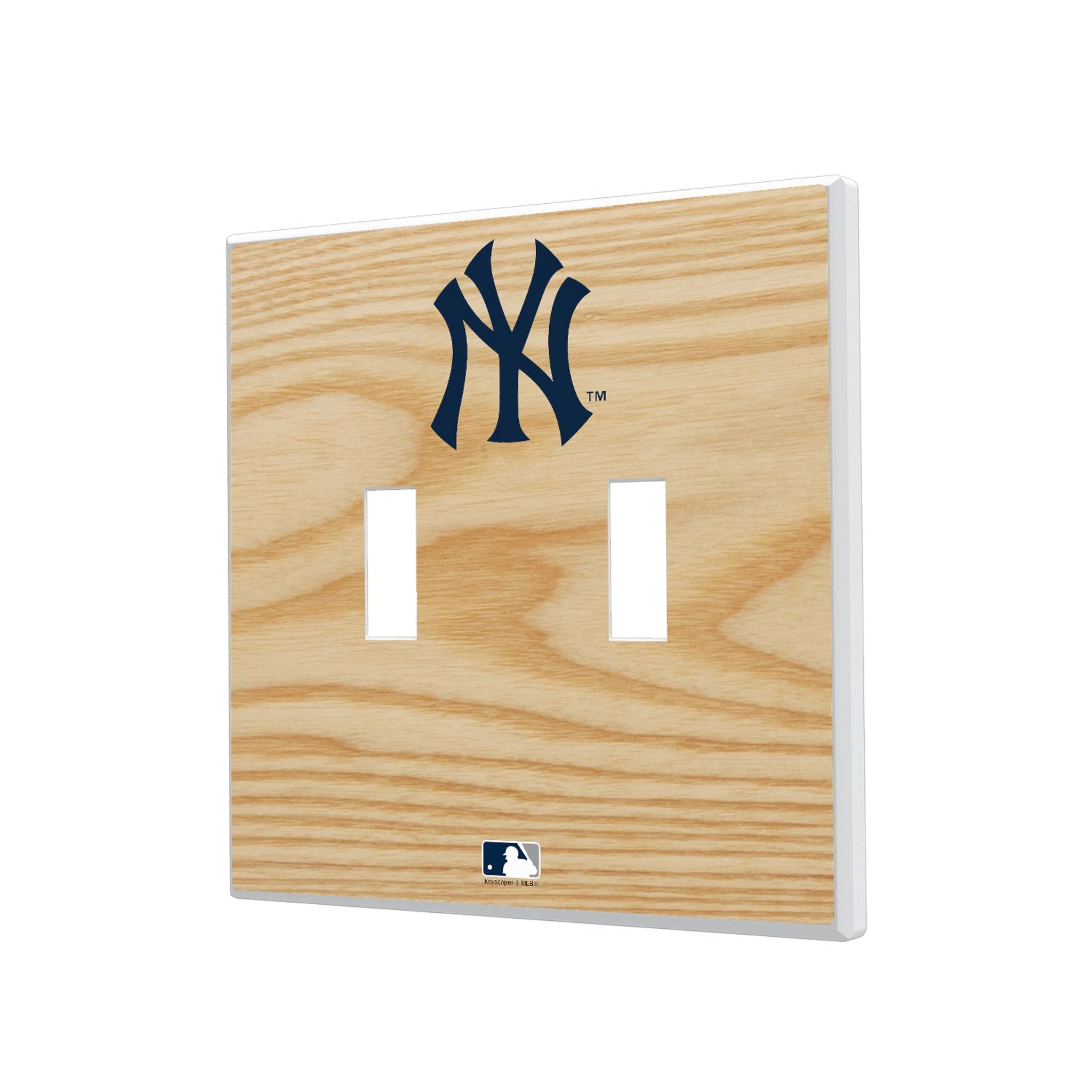 New York Yankees Baseball Bat Hidden-Screw Light Switch Plate - Image 3