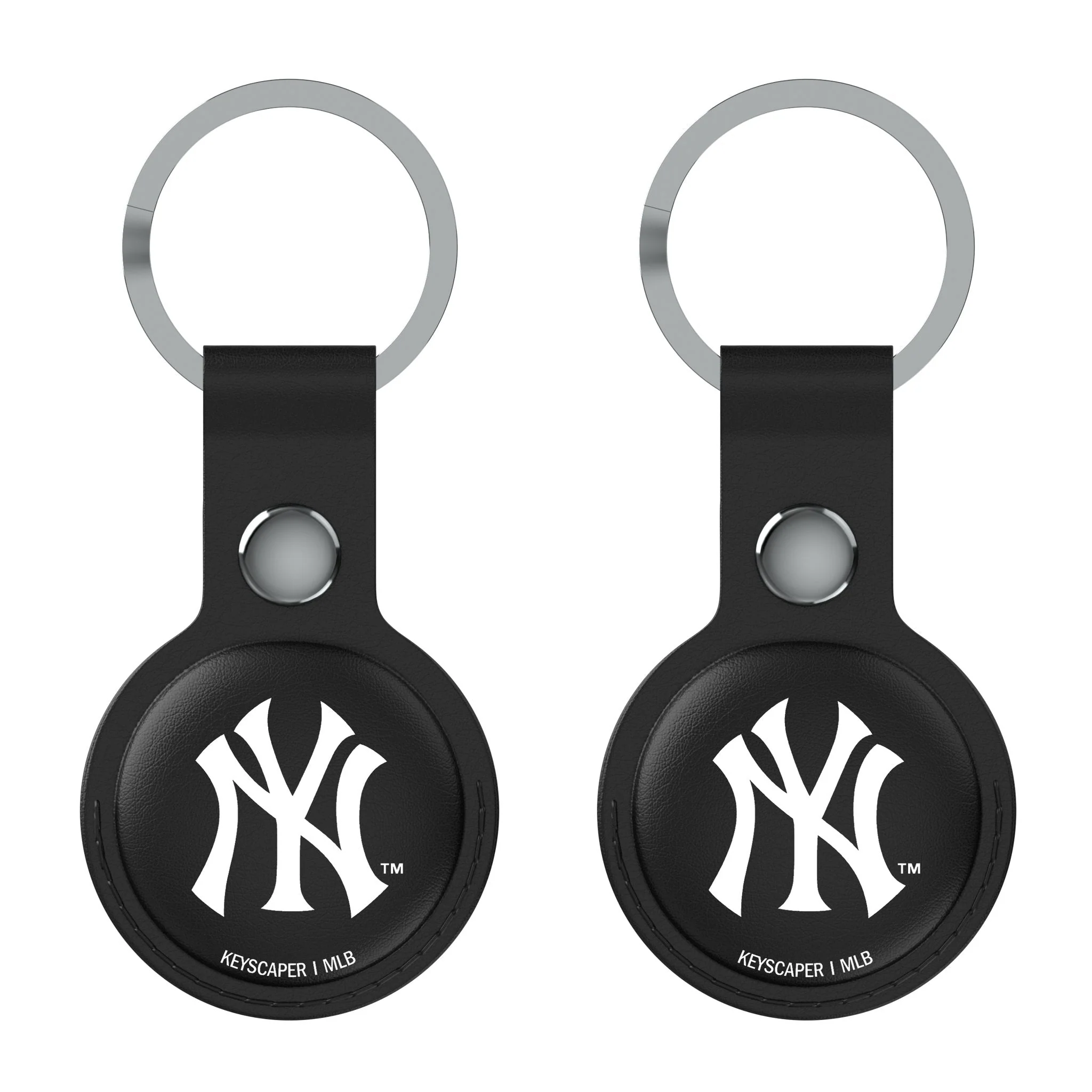 New York Yankees Insignia Black Airtag Holder 2-Pack - Image 2