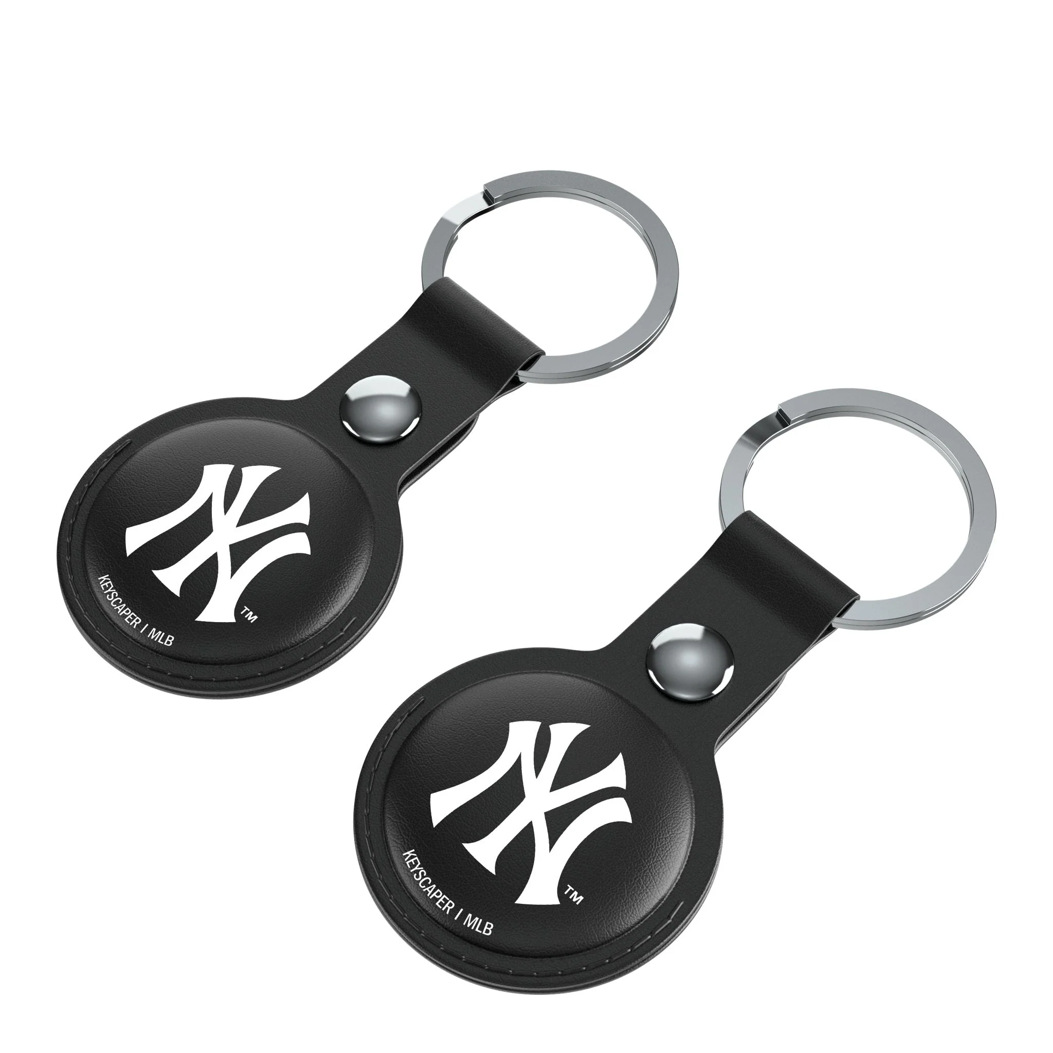 New York Yankees Insignia Black Airtag Holder 2-Pack - Image 3