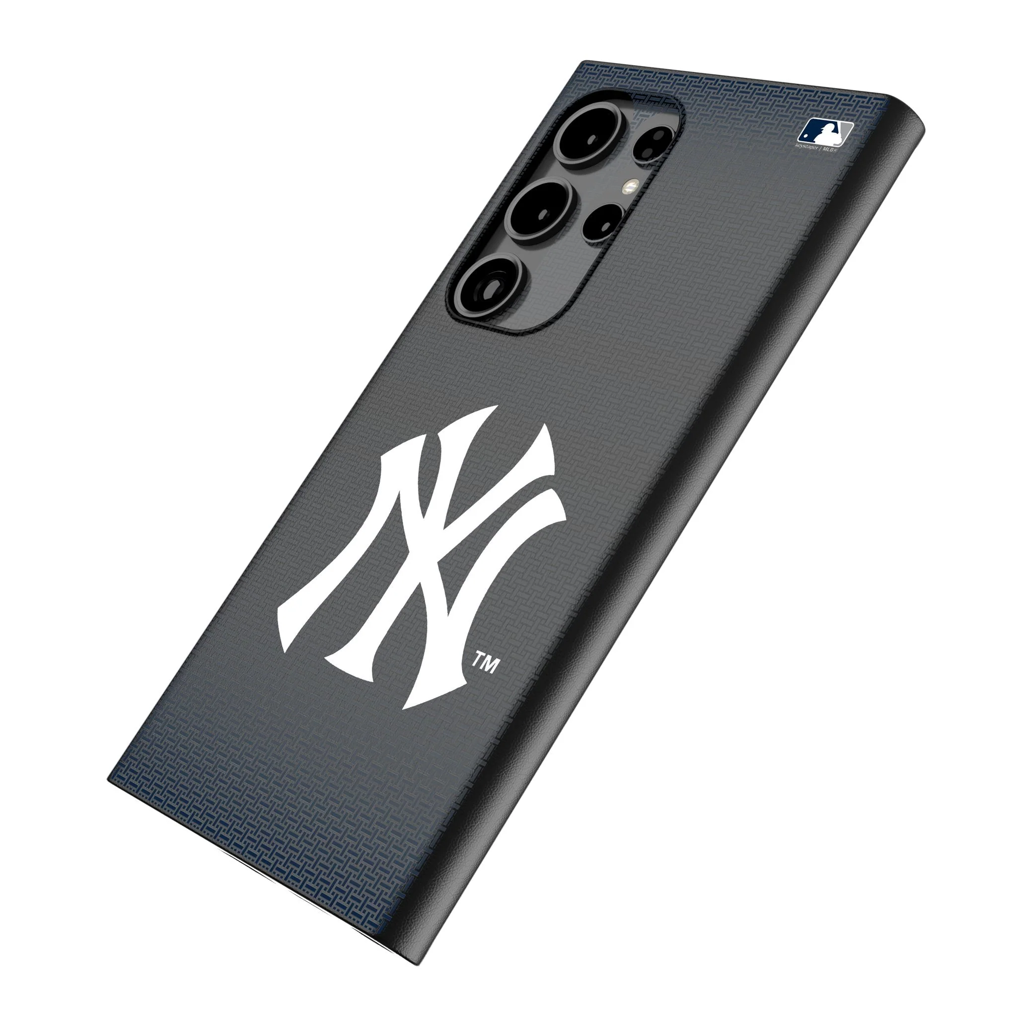 New York Yankees Linen MagSafe Compatible Phone Case for Samsung Galaxy - Image 2