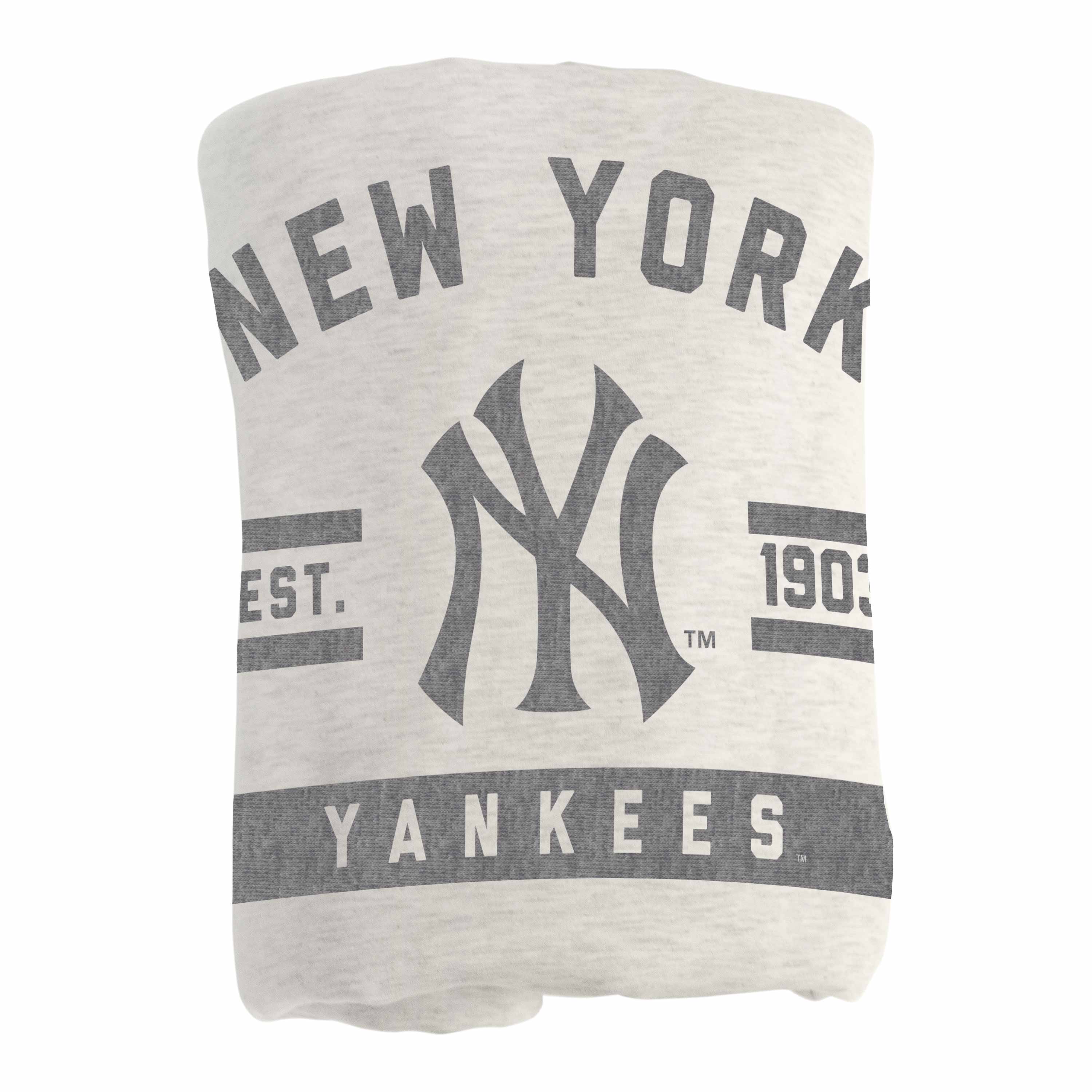 New York Yankees Oatmeal Sweatshirt Blanket - Image 3
