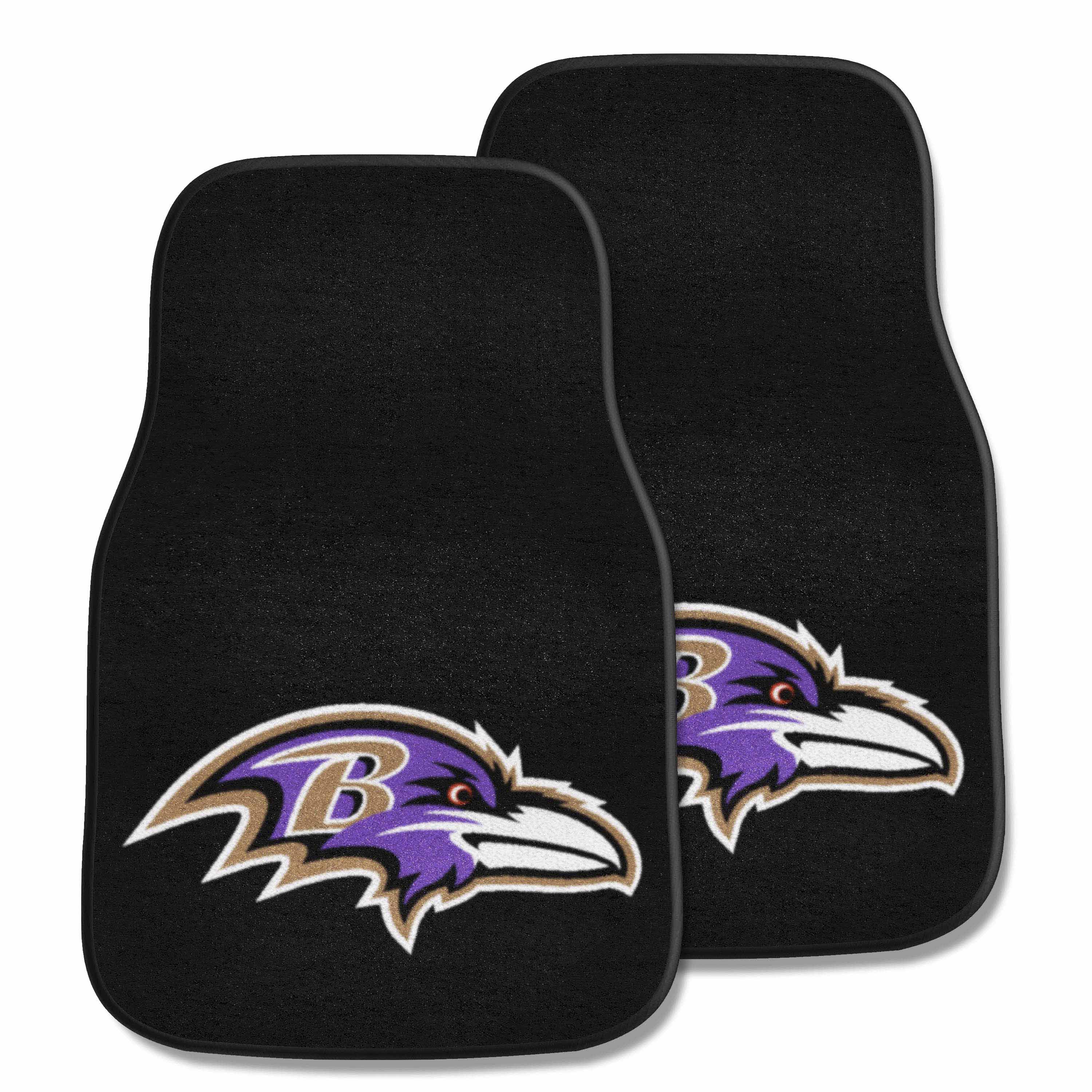 NFL - Baltimore Ravens 2-pc Carpet Car Mat Set