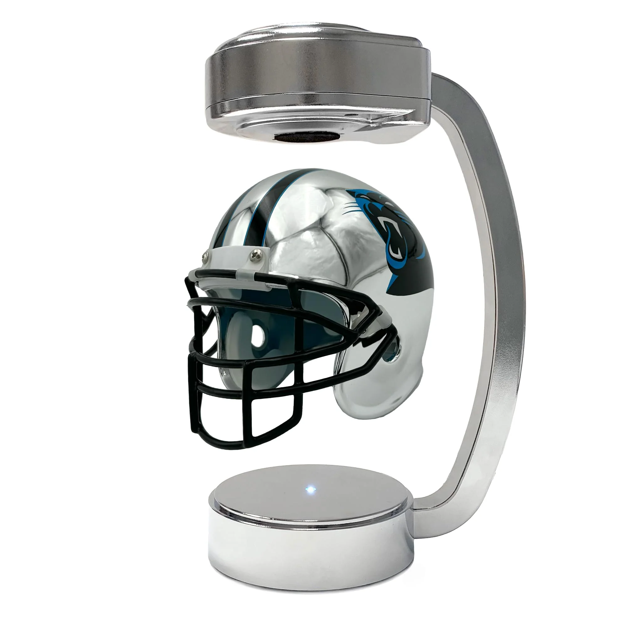 NFL Carolina Panthers Mini Metallic Hover Helmet