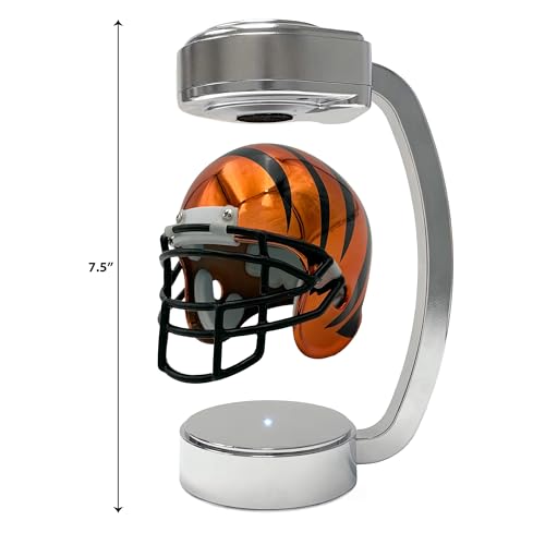 NFL Cincinnati Bengals Mini Metallic Hover Helmet - Image 4