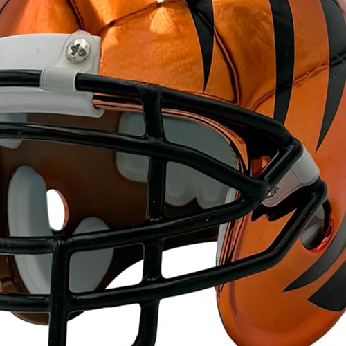 NFL Cincinnati Bengals Mini Metallic Hover Helmet - Image 5