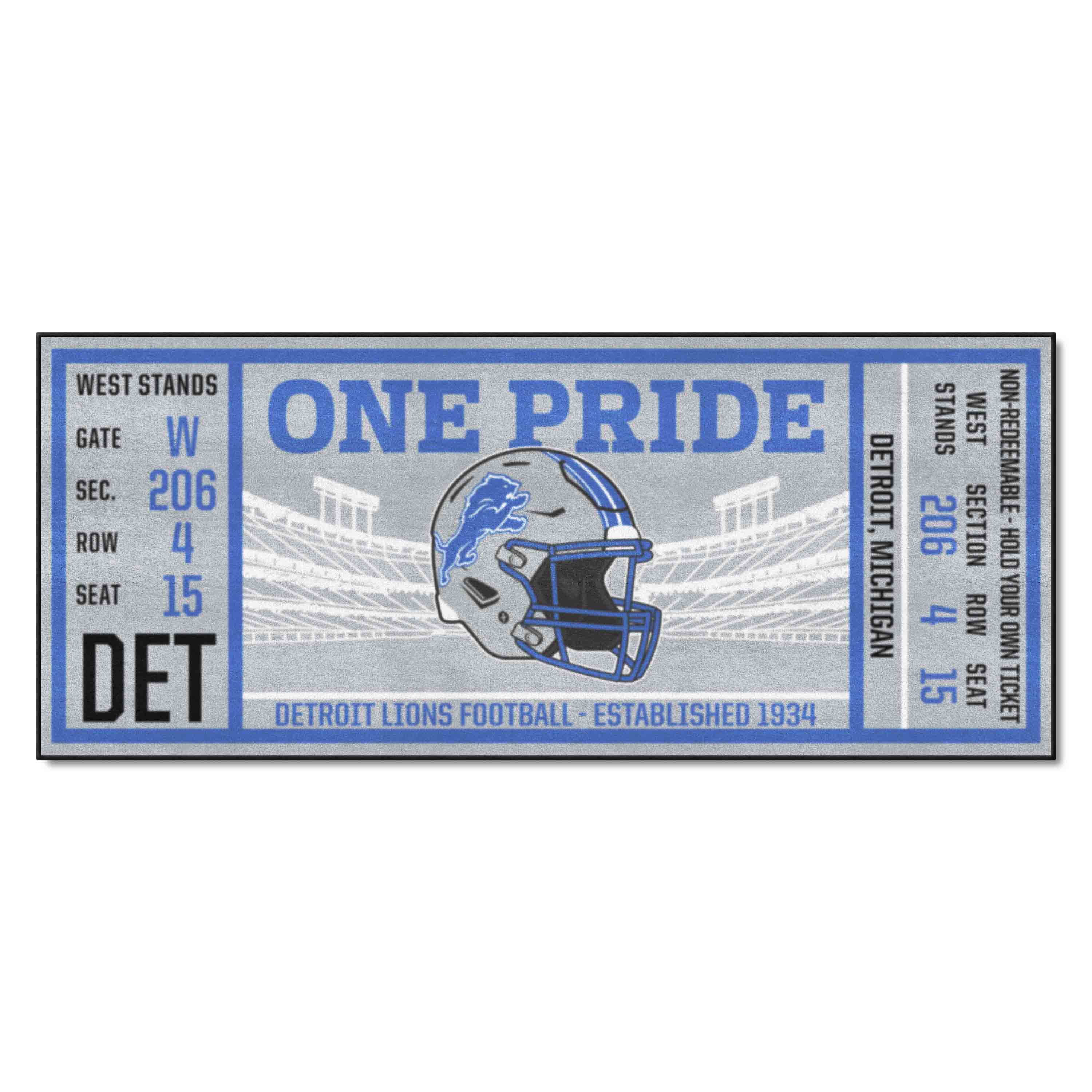 NFL - Detroit Lions Ticket Runner