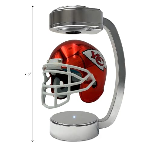 NFL Kansas City Chiefs Mini Metallic Hover Helmet - Image 4