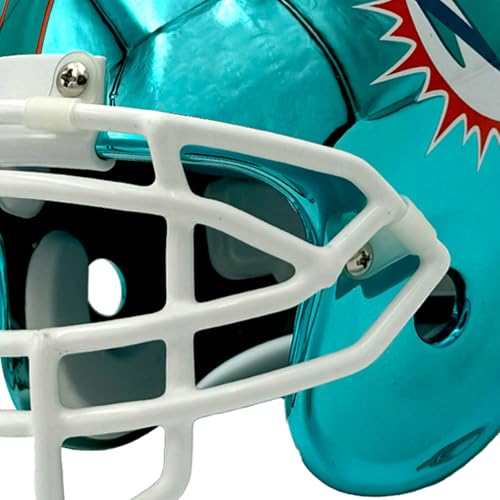 NFL Miami Dolphins Mini Metallic Hover Helmet - Image 4