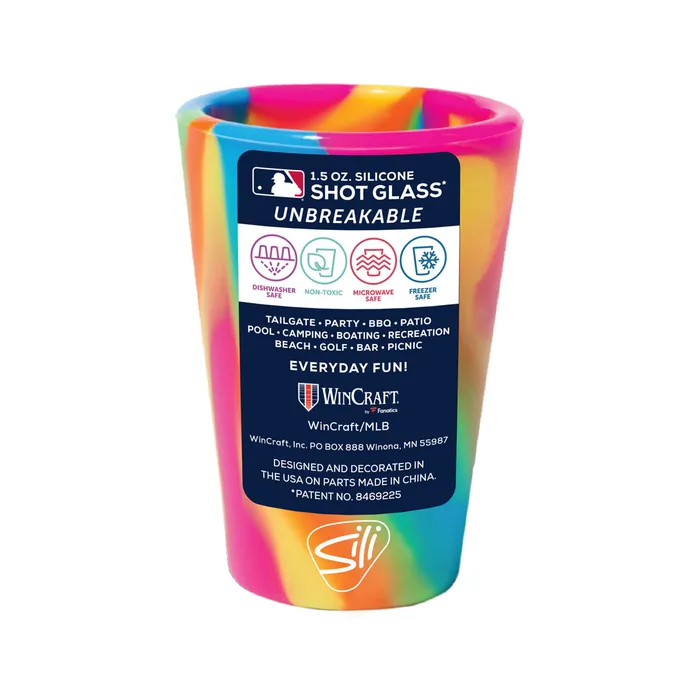 NFL SILI SHOT SB60 DUELING Shot Glass - Rainbow