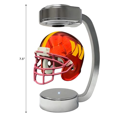 NFL Washington Commanders Mini Metallic Hover Helmet - Image 4