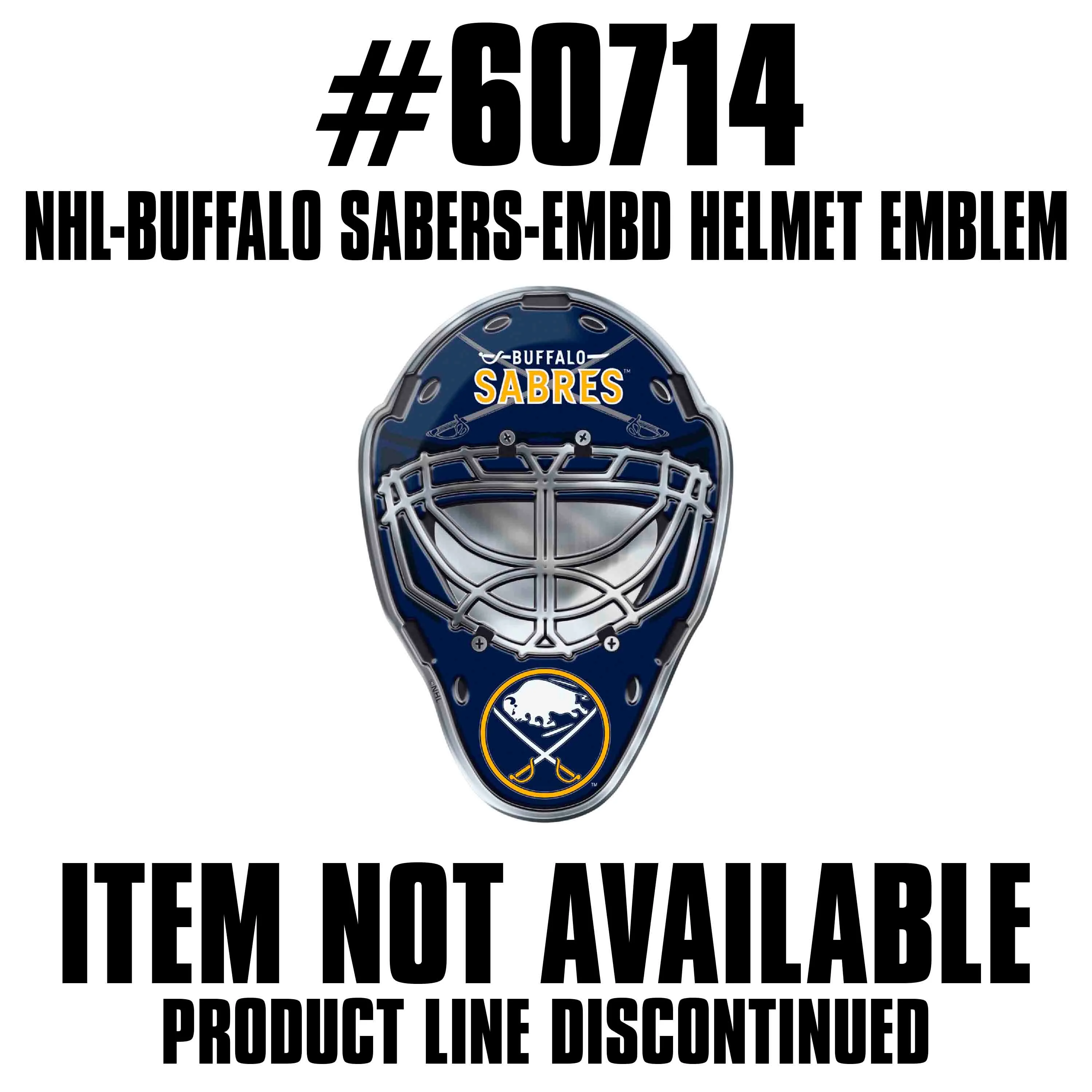 NHL - Buffalo Sabres Embossed Helmet Emblem - Image 2