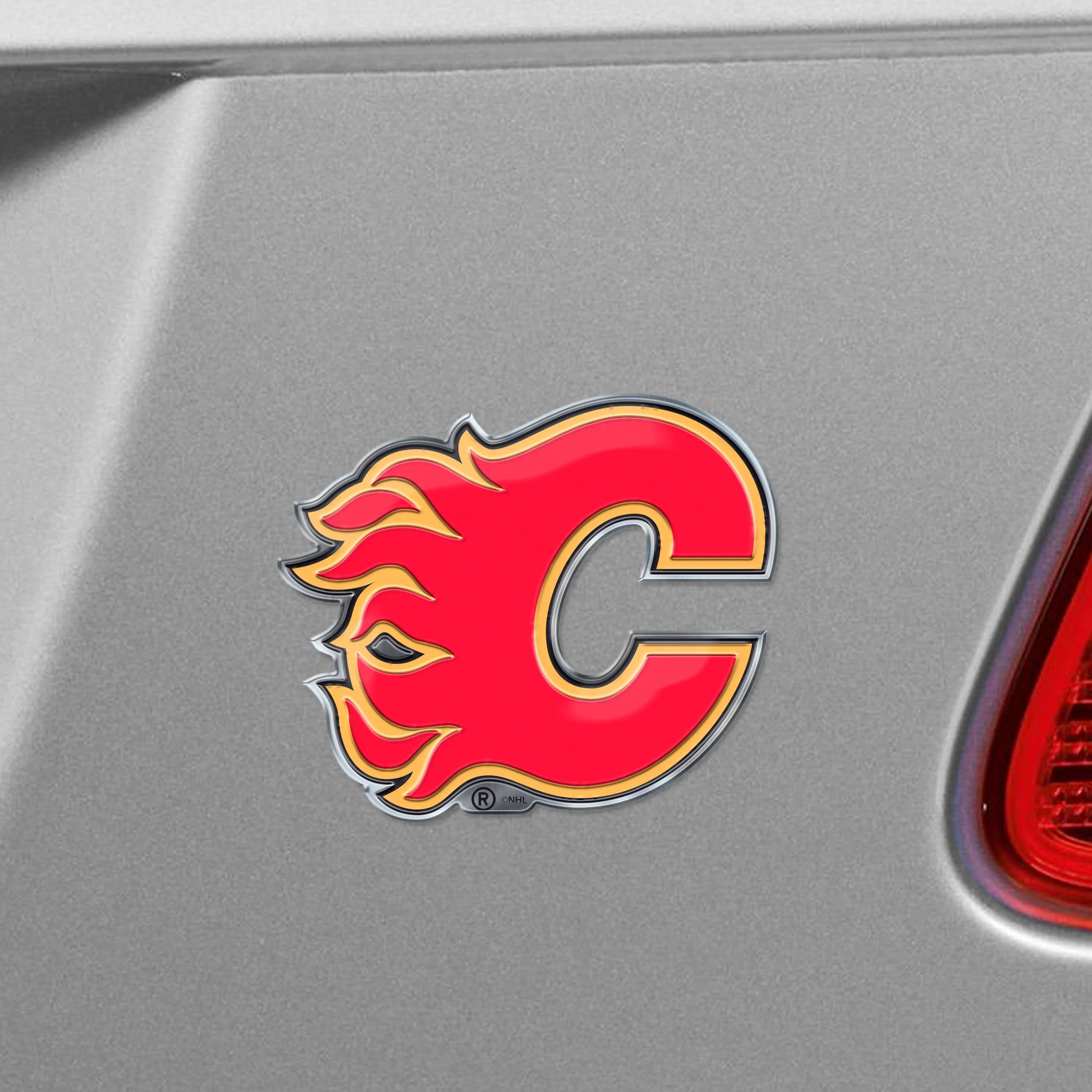 NHL - Calgary Flames Embossed Color Emblem - Image 2