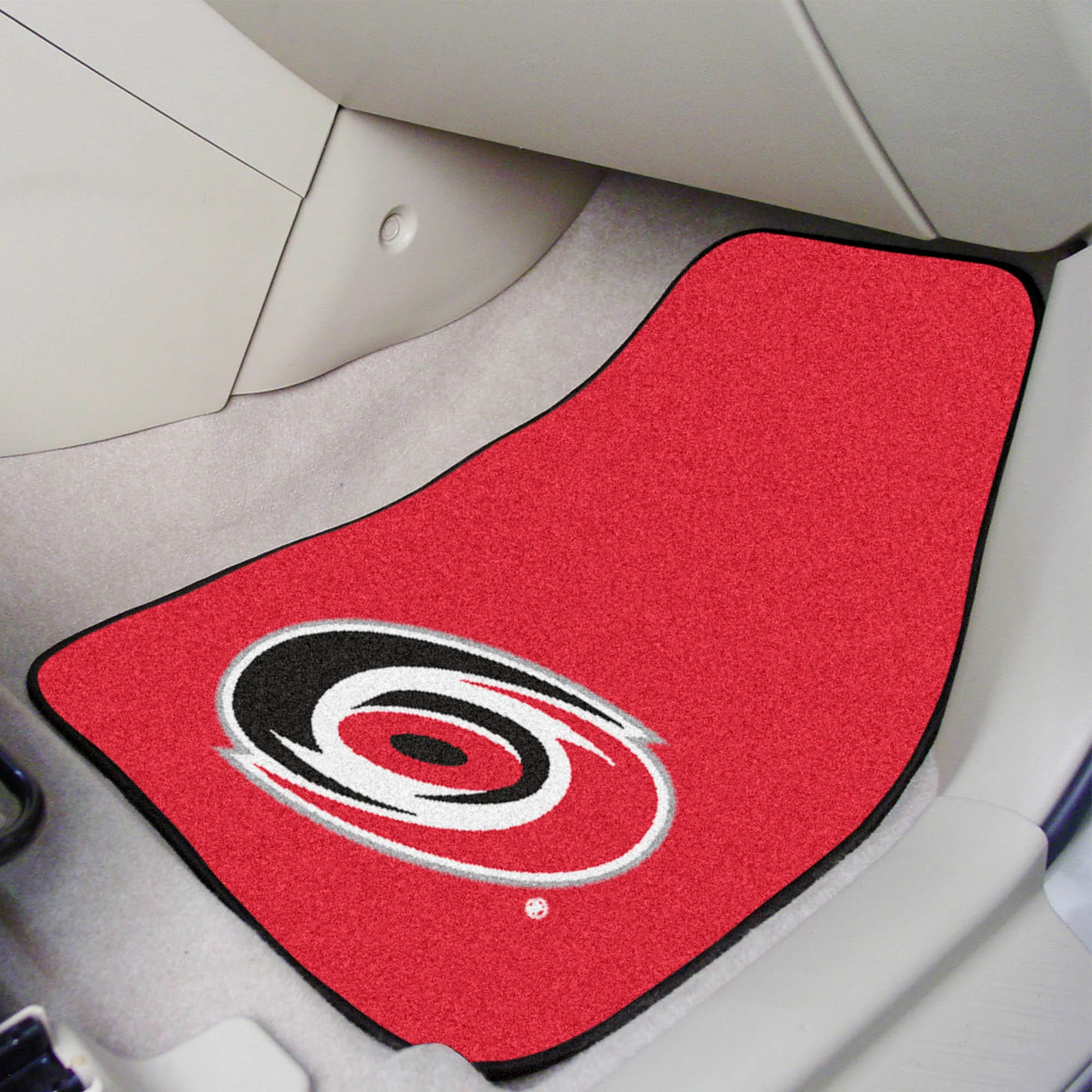 NHL - Carolina Hurricanes 2-pc Carpet Car Mat Set - Image 2