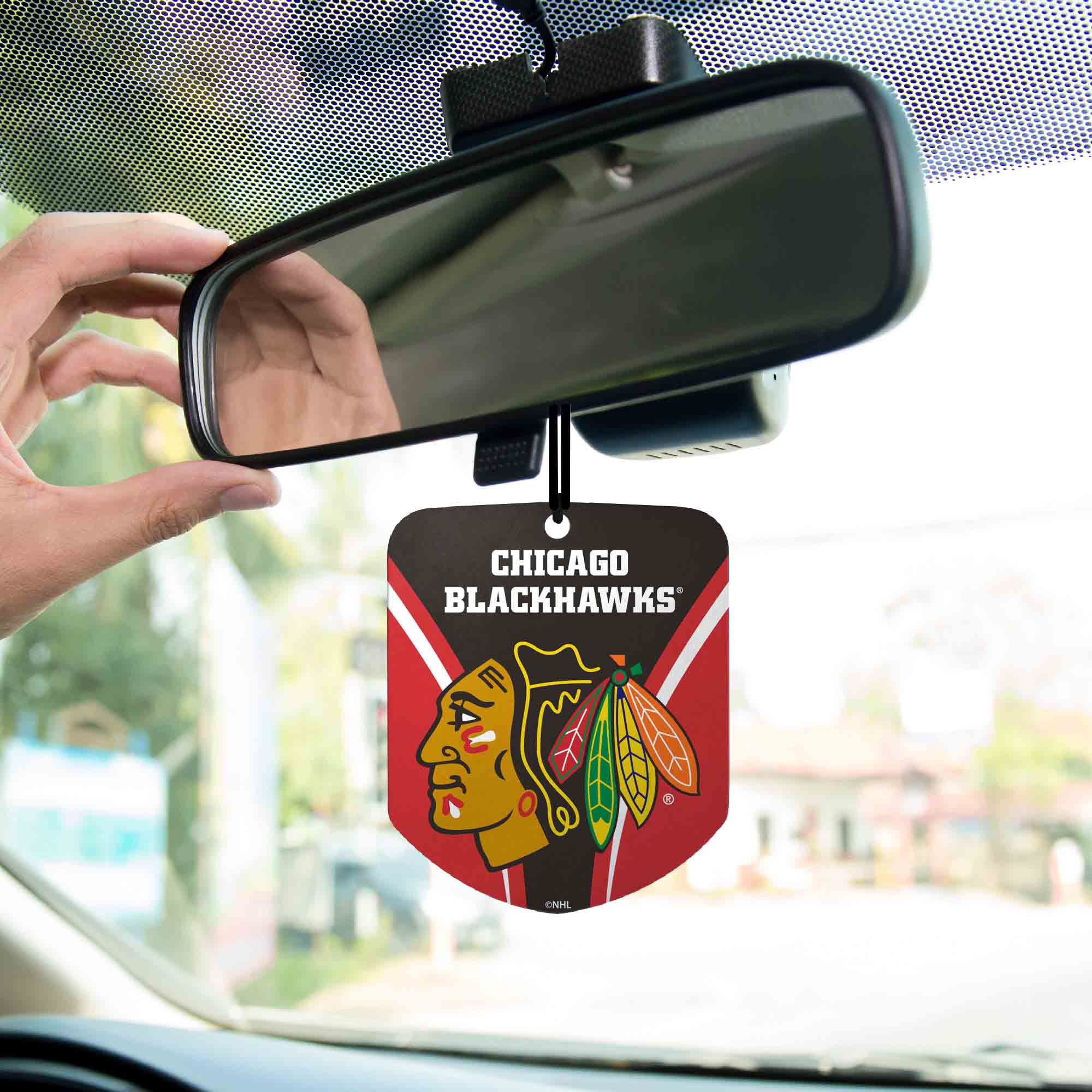 NHL - Chicago Blackhawks Air Freshener 2-pk - Image 2